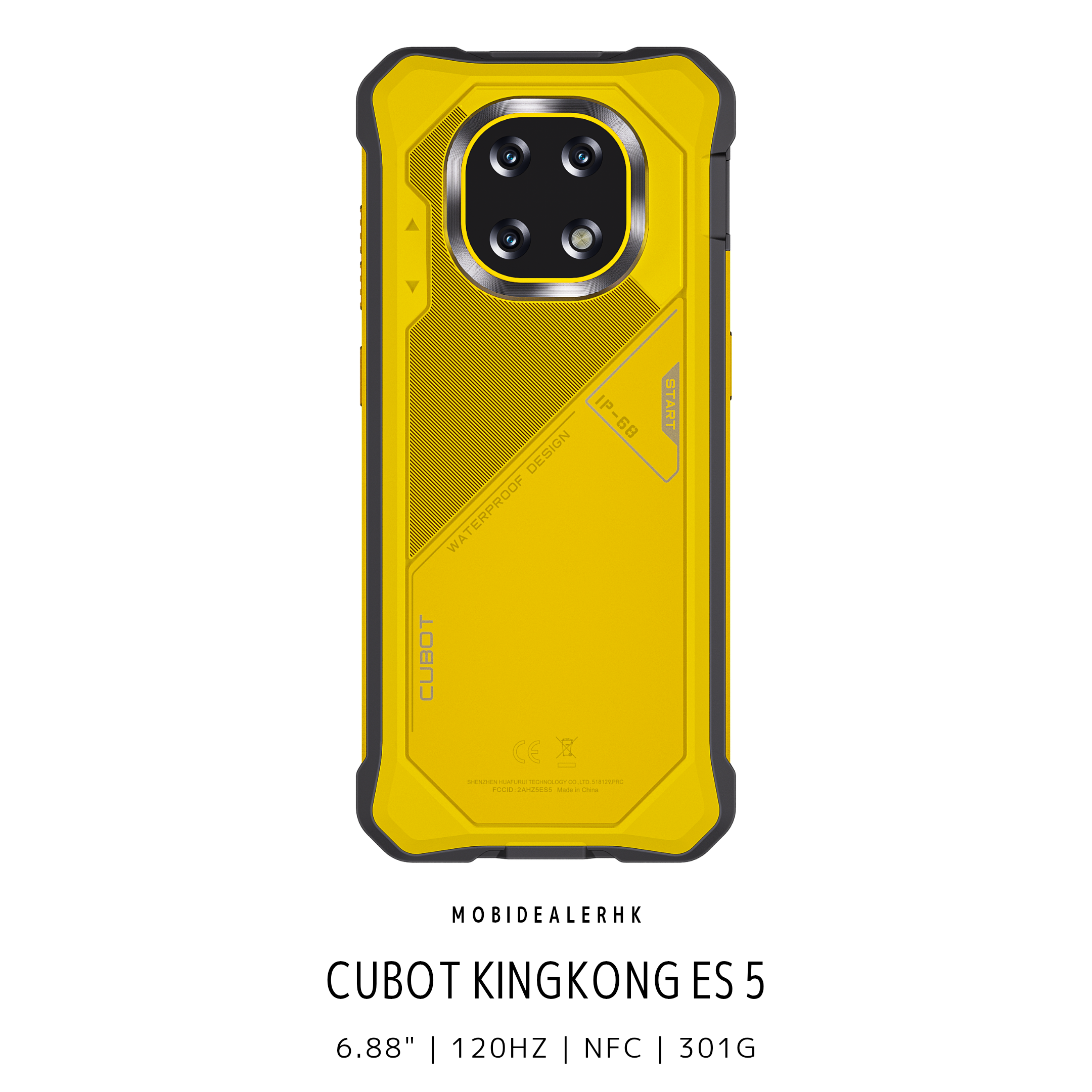 Cubot KingKong ES 5 | 4G | 三防手機 | 6.88" | 120Hz | NFC | 301g