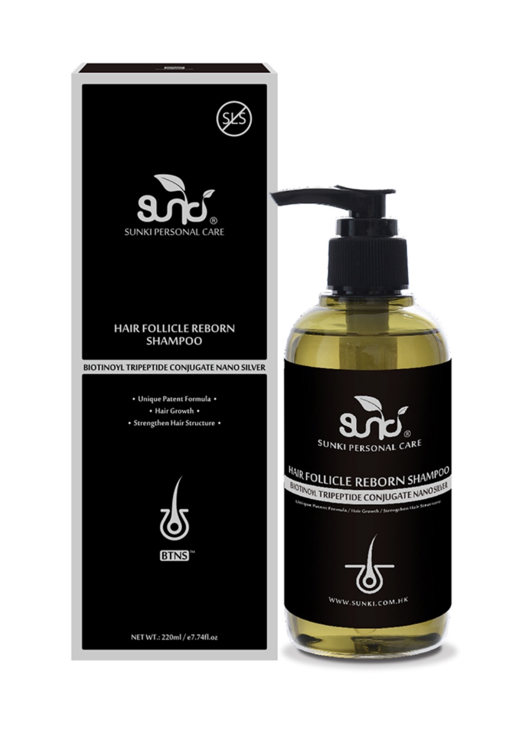 SUNKI 生肌喚醒毛囊洗髮露 220ml