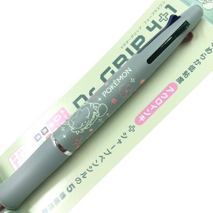 現貨｜Pokemon 新葉喵 Sprigatito Pilot Dr.Grip 4+1 日本製 多功能 5用筆 0.5mm 4色原子筆 + 0.5mm 鉛芯筆 (398 7290 02)