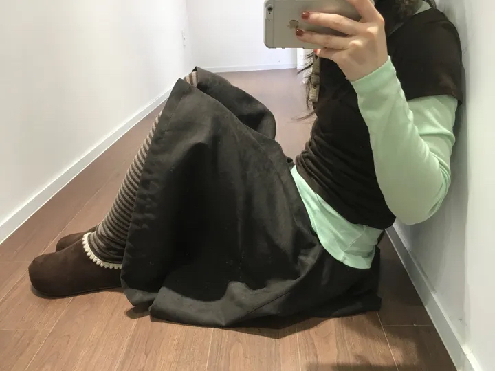 Layered Ruched Long Sleeve Top