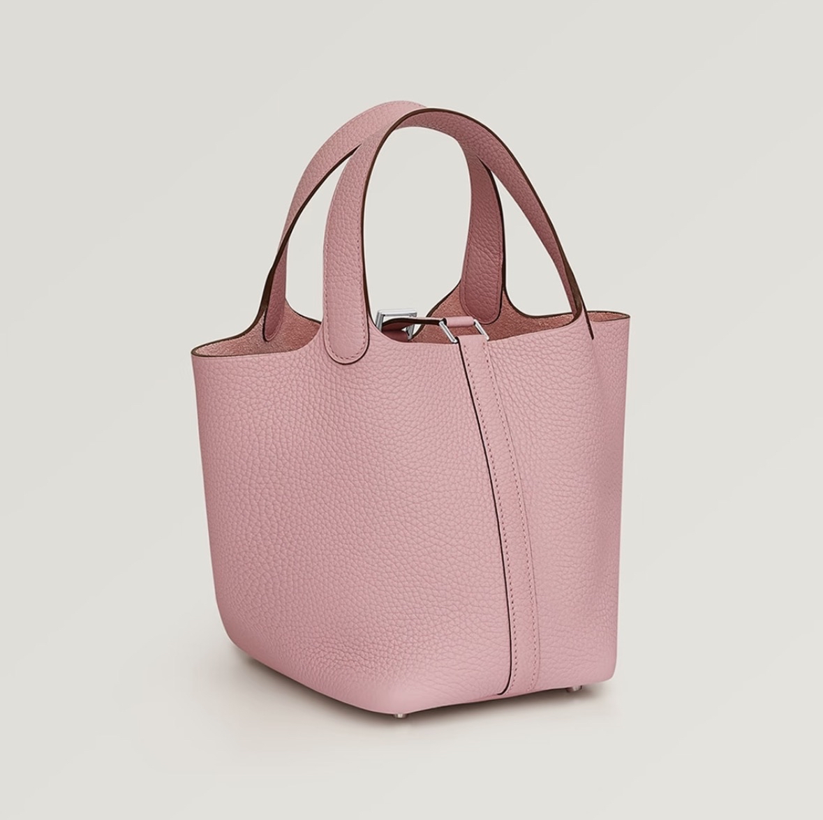 ㊙️ Hermès 全新🆕 Picotin 18 Sakura Pink 櫻花粉紅色 TC皮 Silver buckle up銀扣