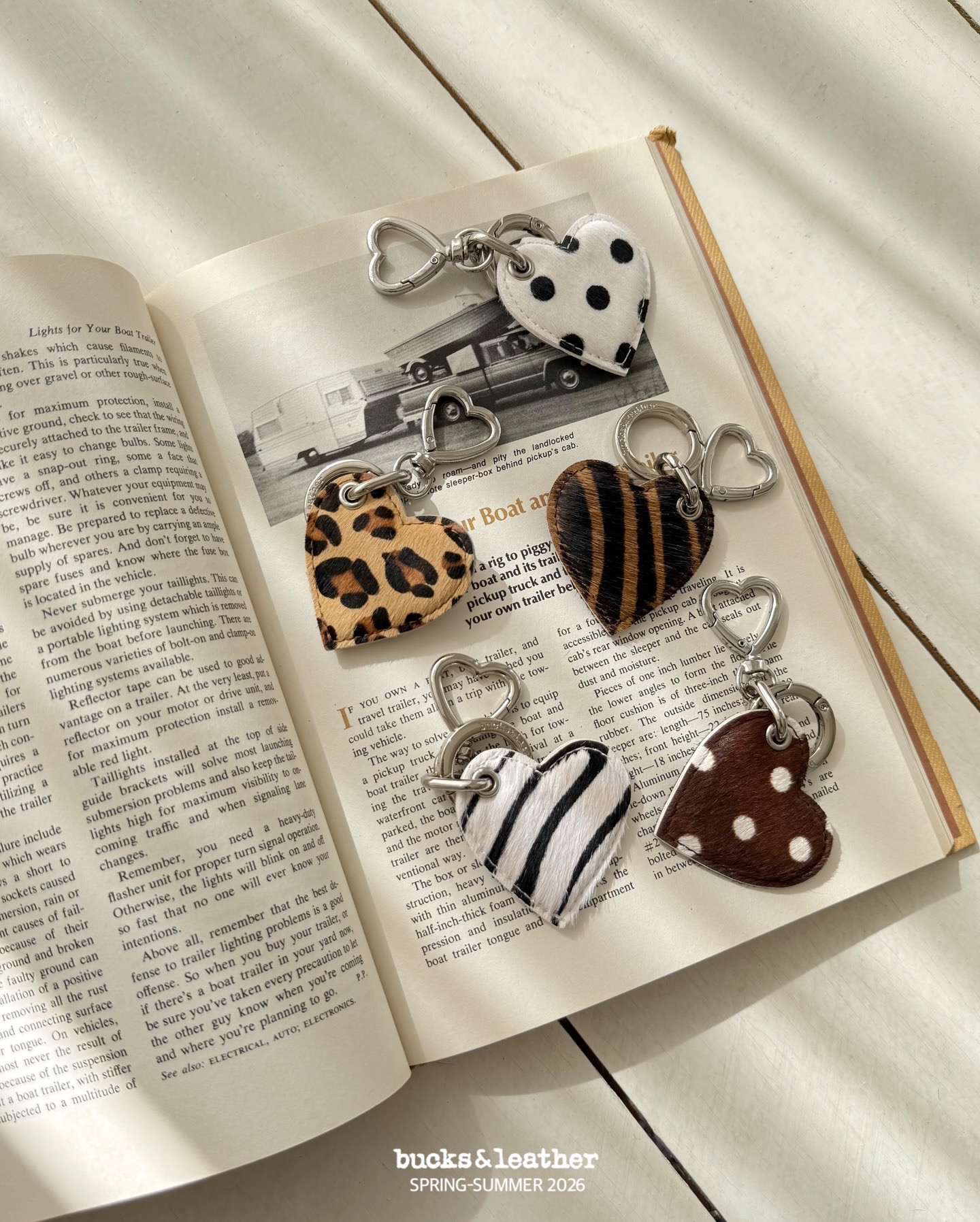 【26SS】 預訂_Heart Keyring MiniBy Bucks & leather