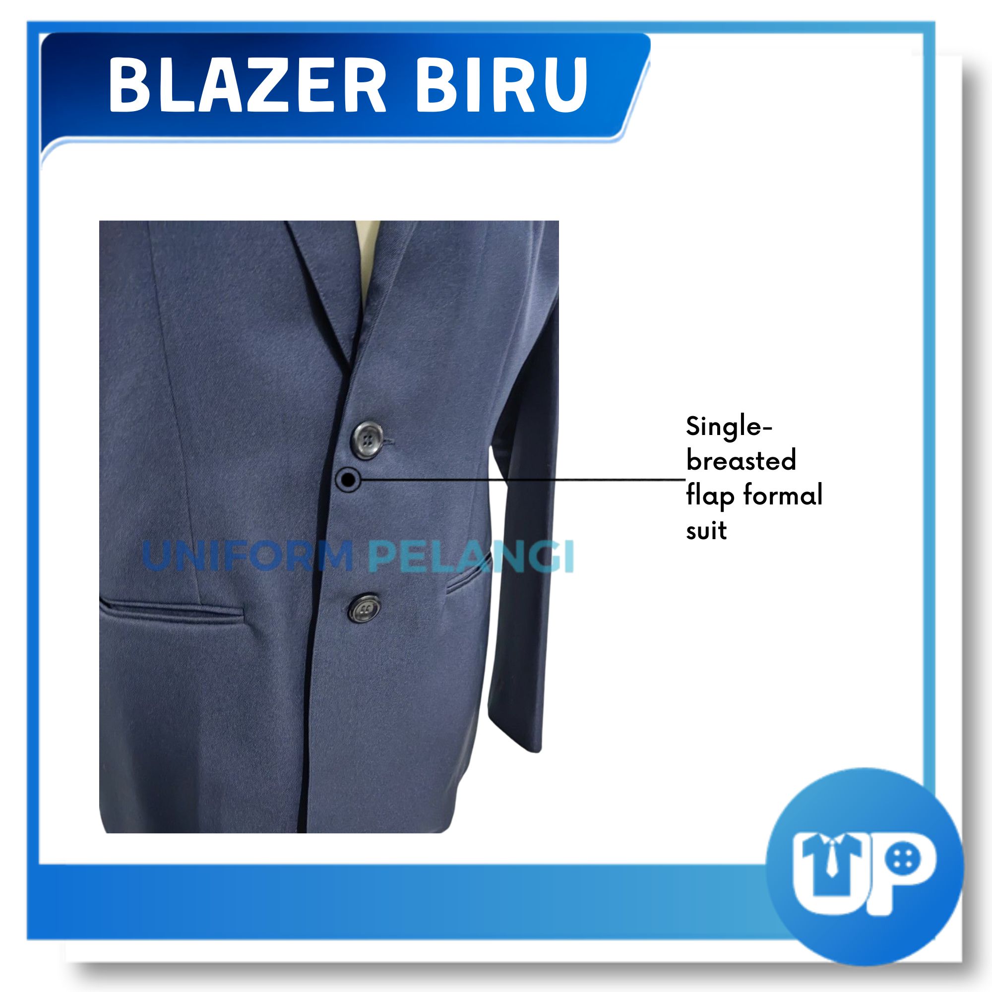 Falcon Blazer UINSEX Coat Biru Tua Pegawas