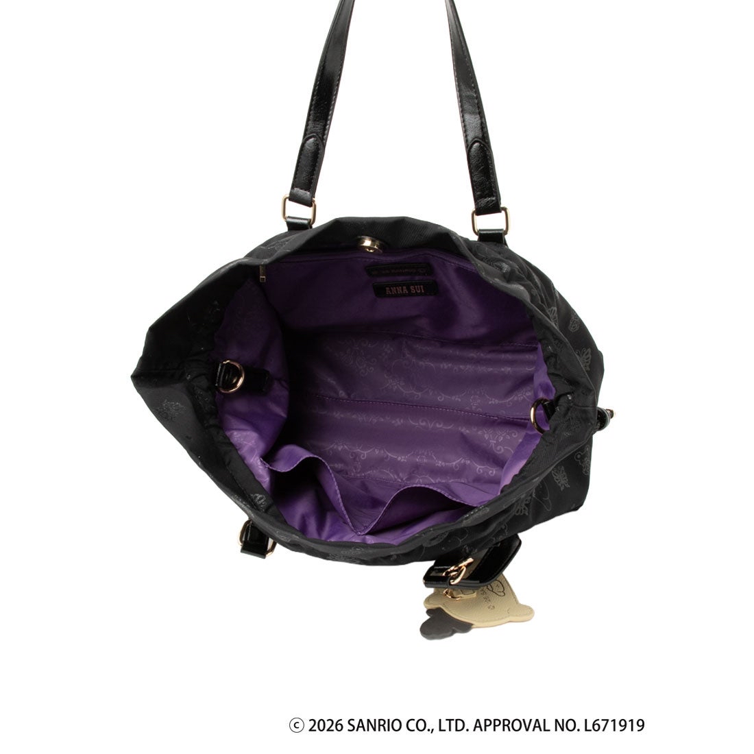 🎀【預訂】Anna Sui x Pompompurin 抽繩手提包