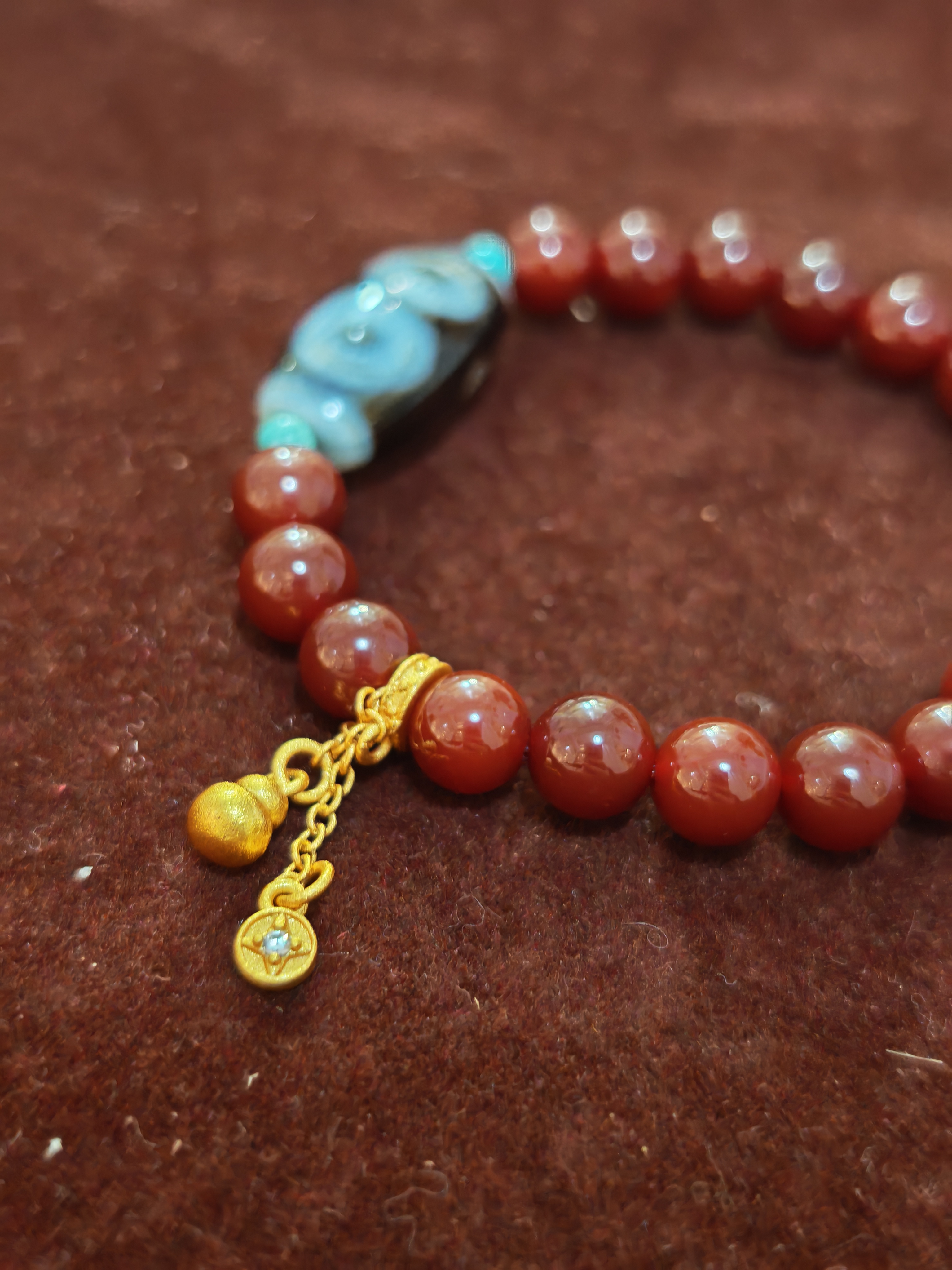 「黑白財神二眼天珠」26046