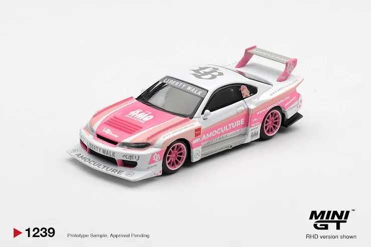 （預訂 Pre Order) Mini GT ( MGT01239-R ) Nissan SILVIA (S15) LB-Super Silhouette AMOCULTURE
