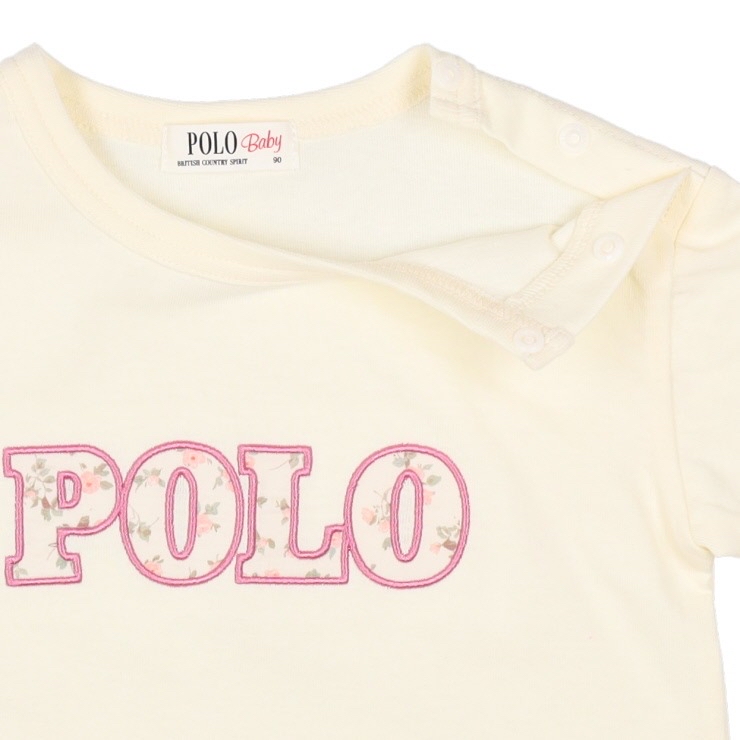 🇯🇵限量預訂 日本直送🇯🇵Polo Baby親子款碎花標誌刺繡貼花短袖T恤