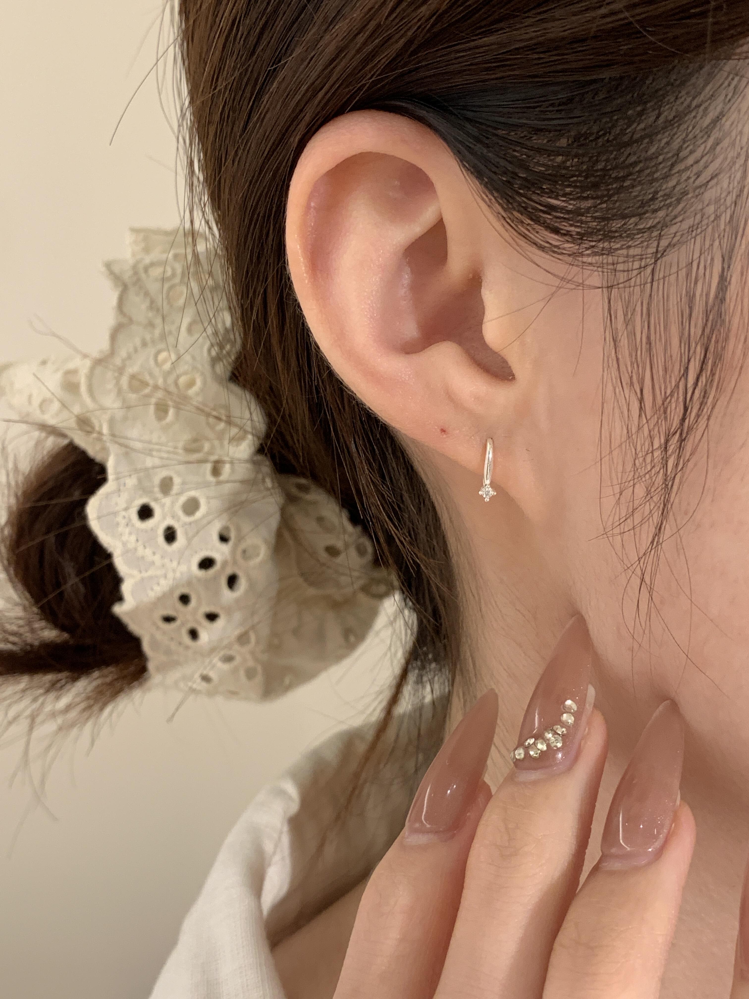 小钻耳钩小耳钉