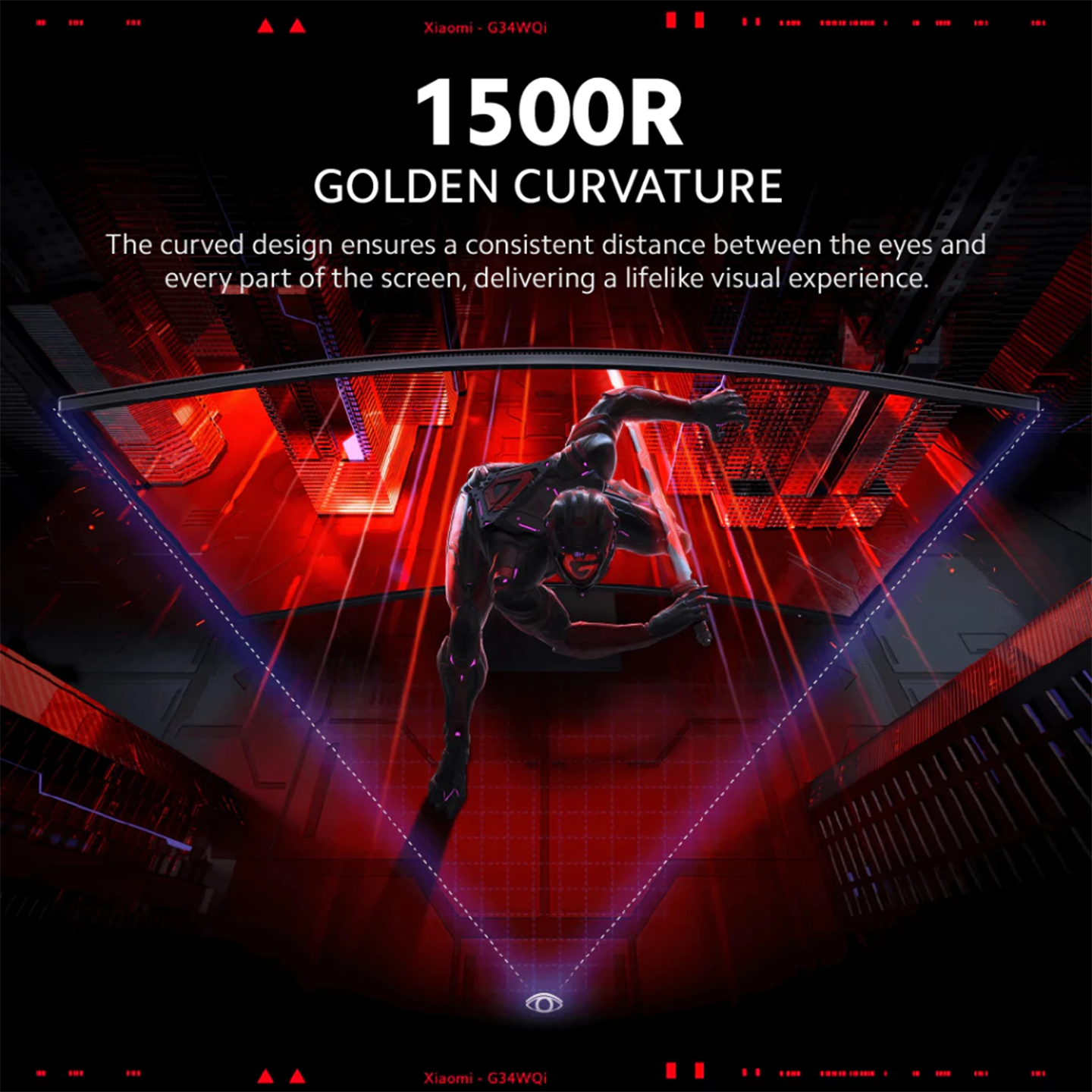 Xiaomi 34" G34WQi Curved Gaming Monitor 180Hz (ELA5458UK)