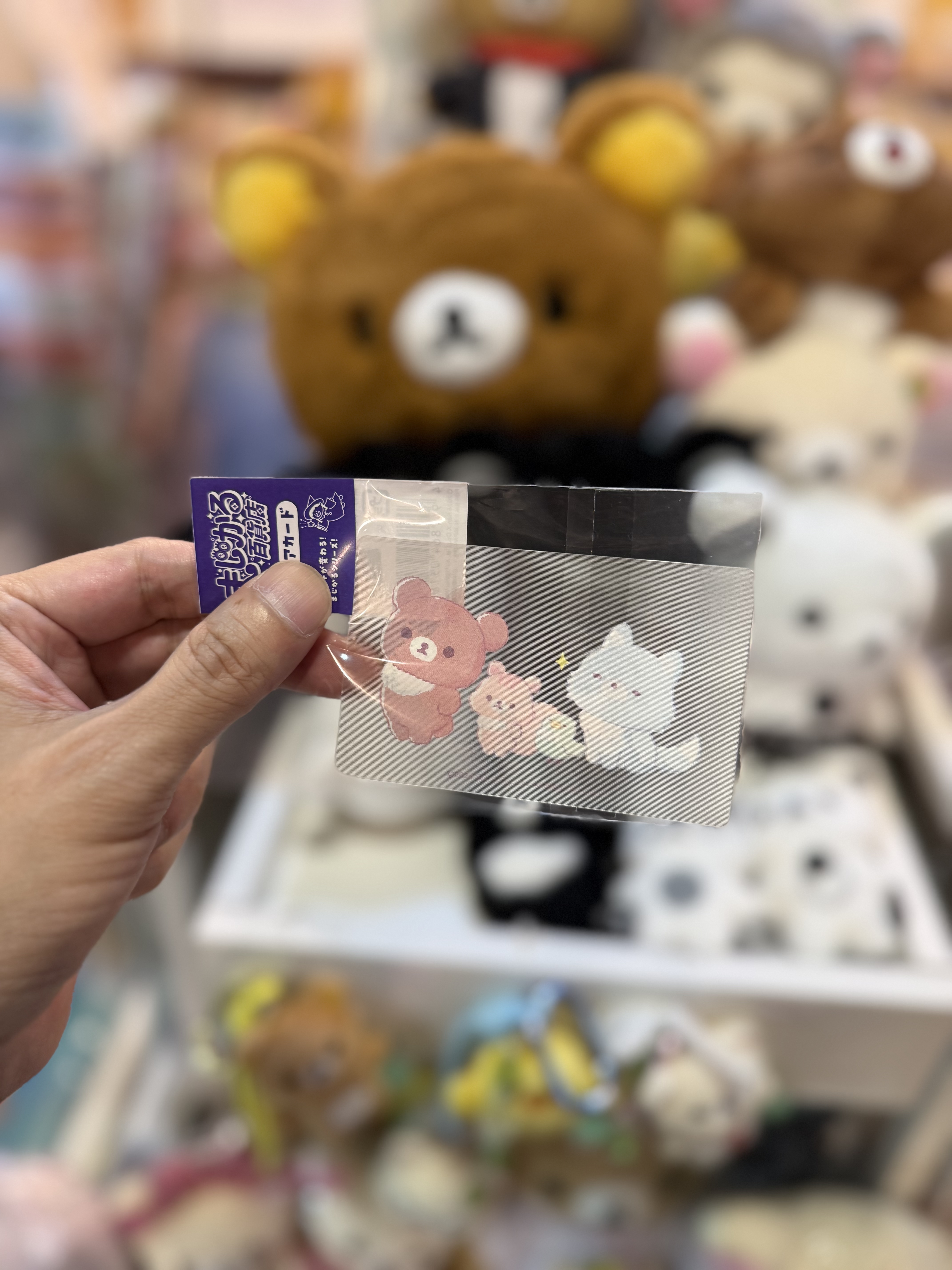 《現貨》全新日本限定RILAKKUMA 三變動態立體咭