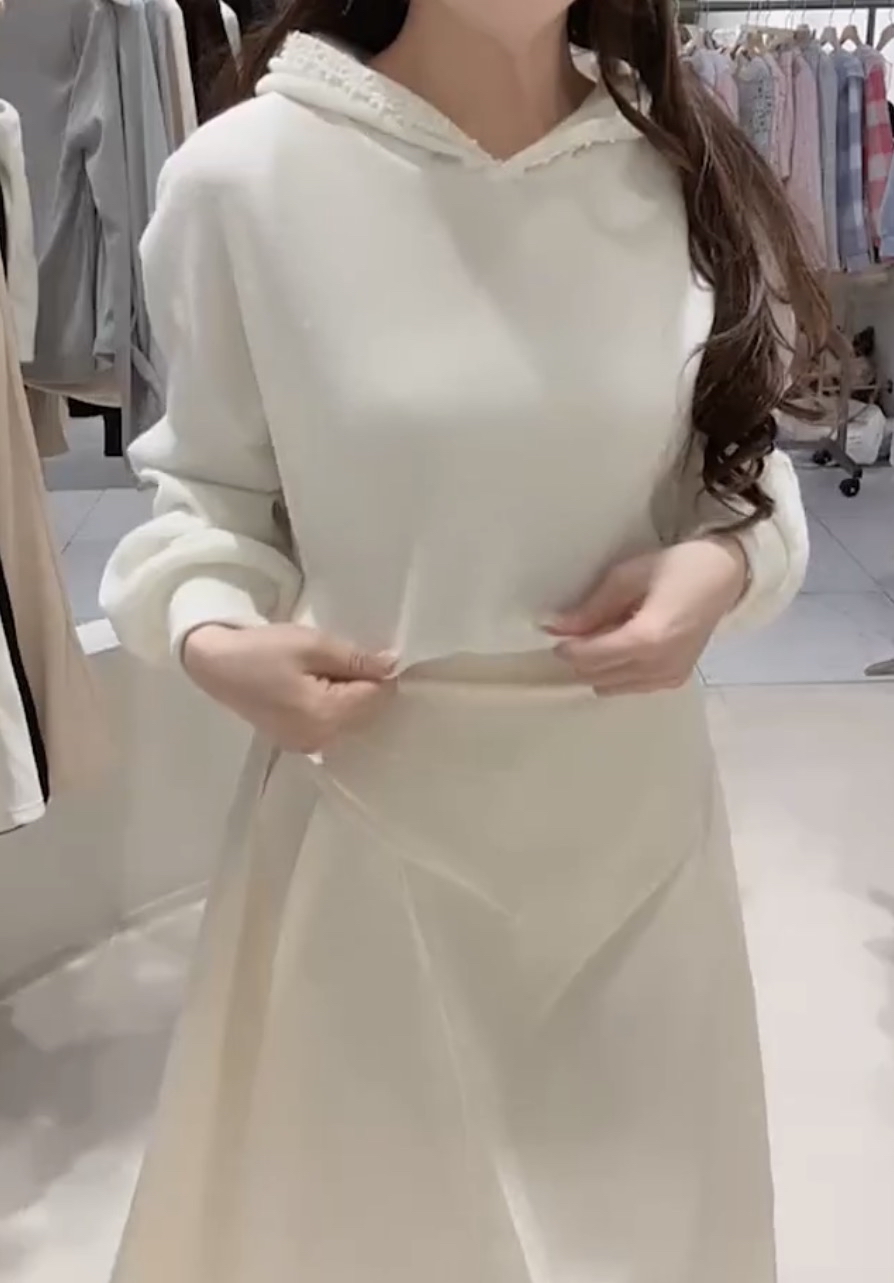 毛巾質薄身衛衣22/1 東大門檔口直播 #ff2726