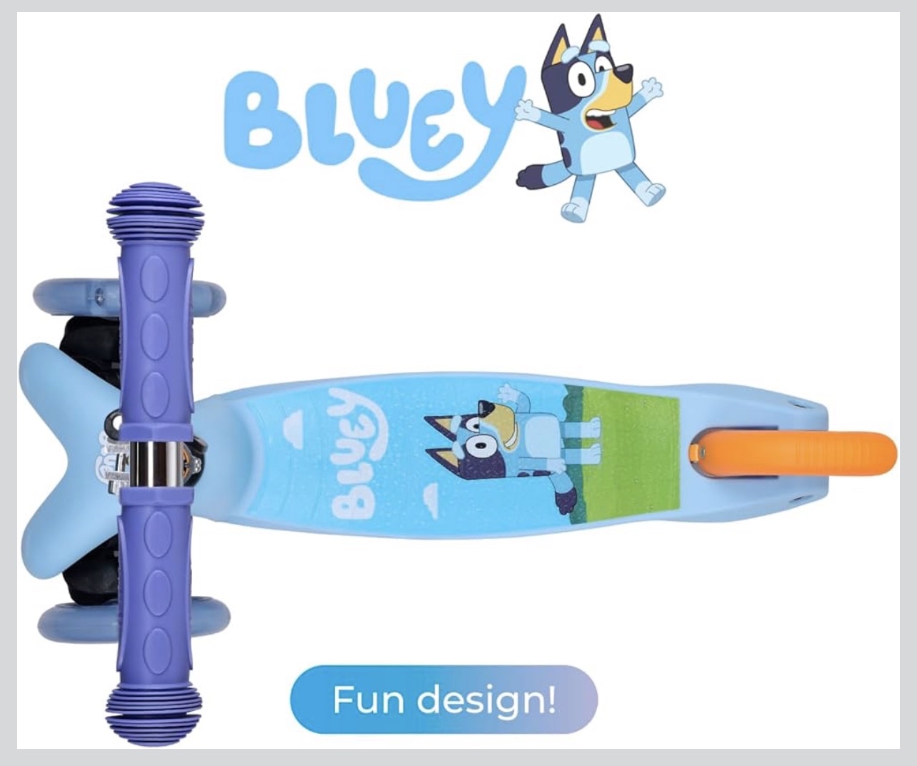 【美國直送】Bluey 閃轆滑板車