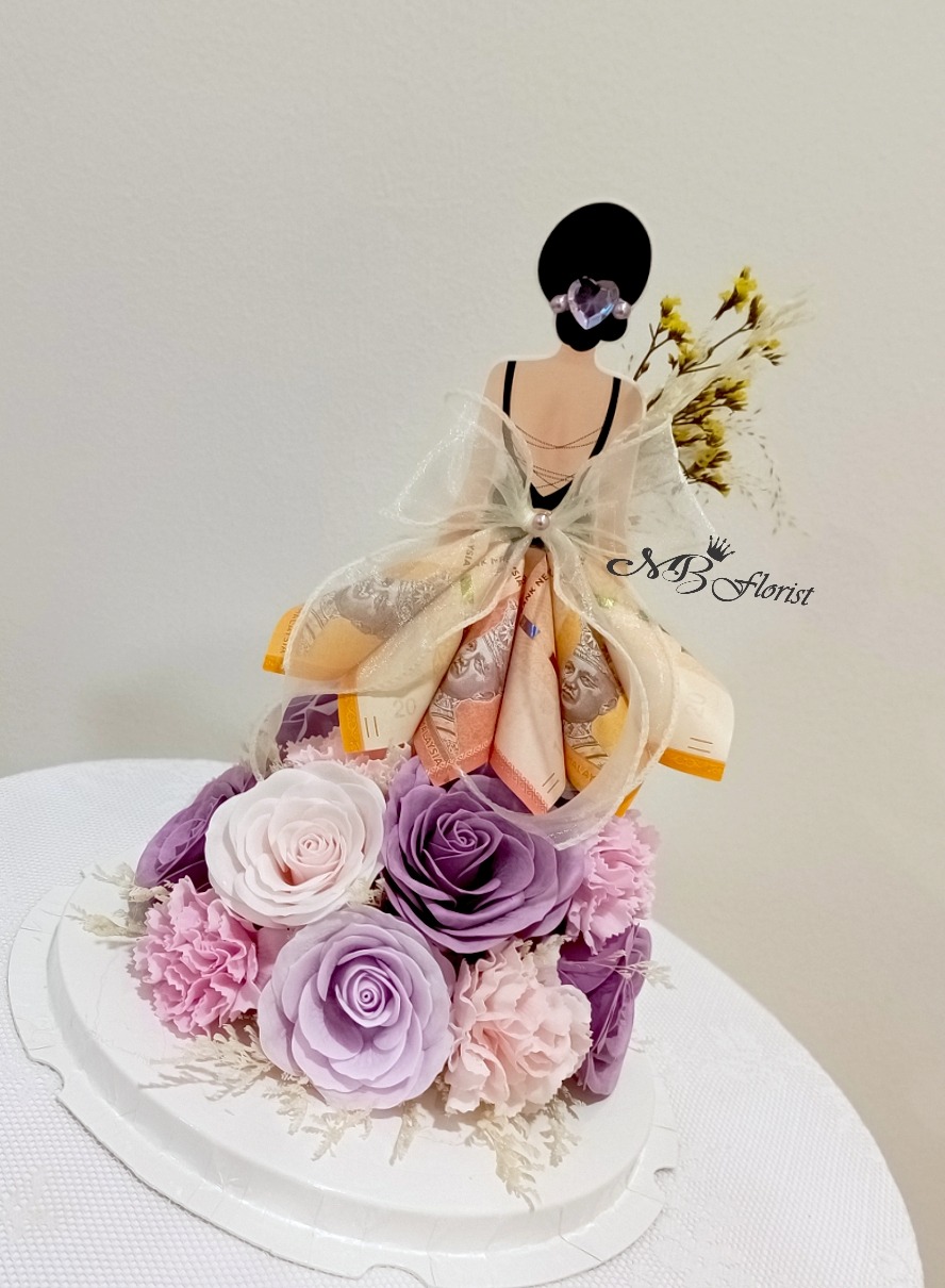 Valentine’s Money Bouquet（情人节有钱花束)