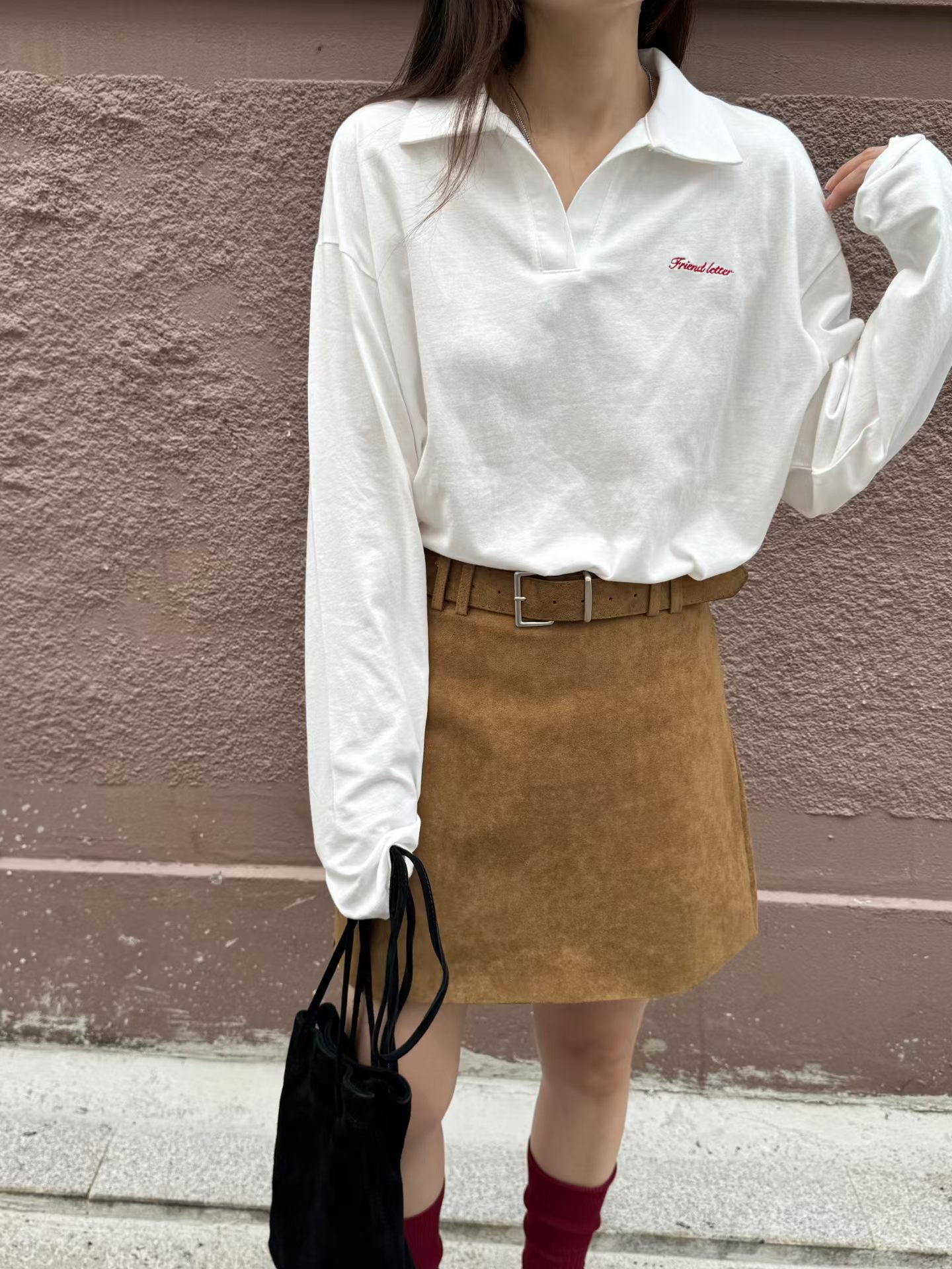 221522 刺繡字Polo Tee