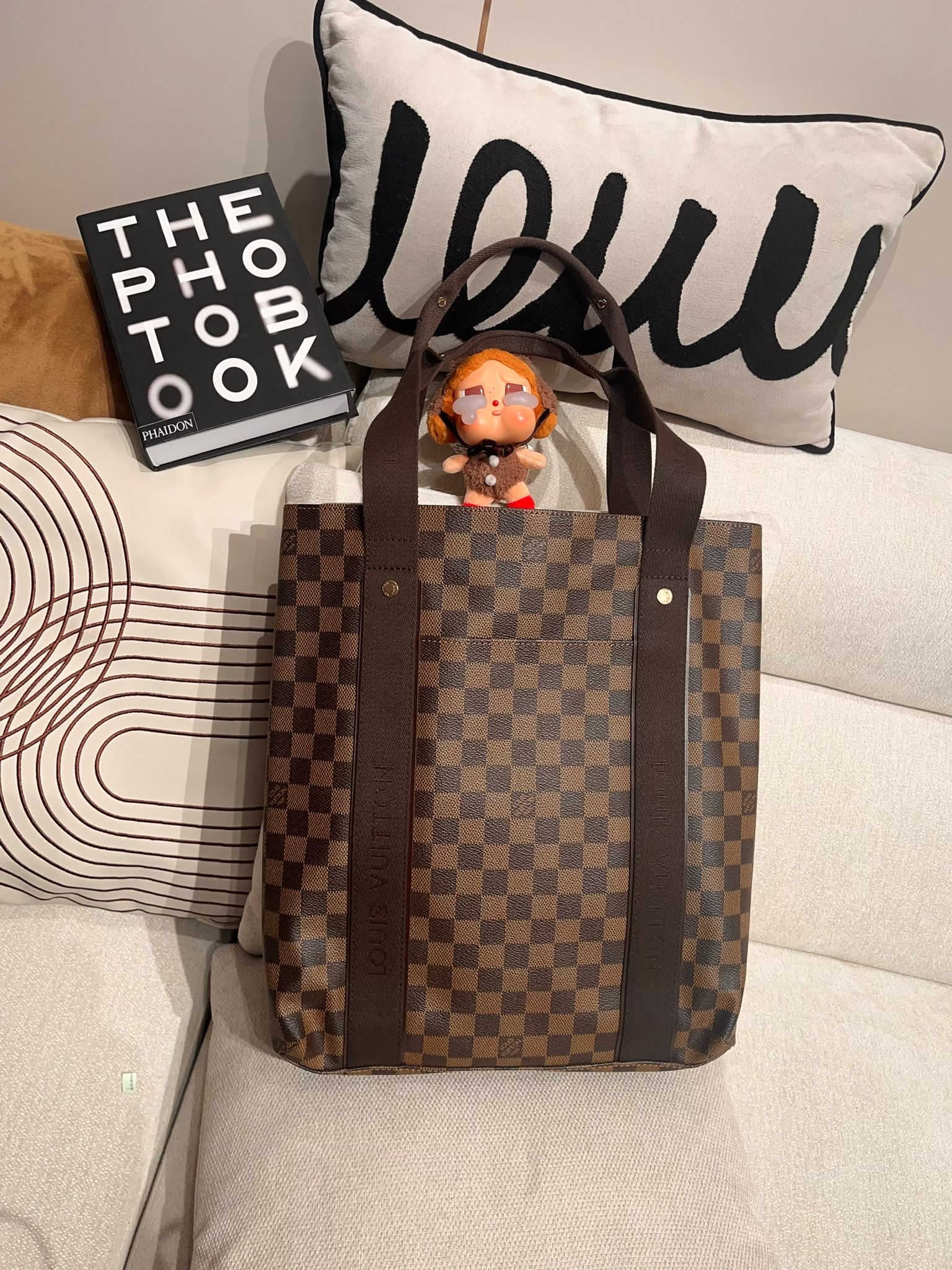 Lv BEAUBOURG tote bag 可放A4 file 100%Authentic ,99%new✅dust bag 