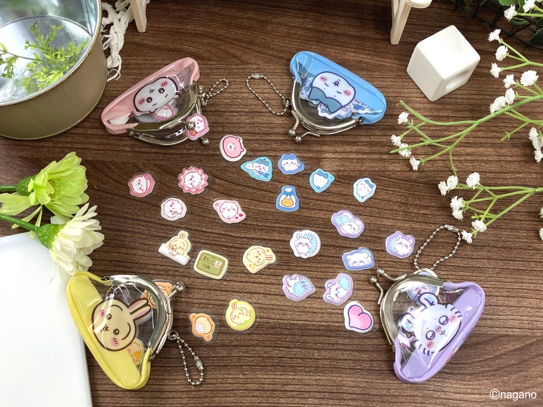 四月連線貨品 - 日本CHIIKAWA 貼紙+小銀包套裝