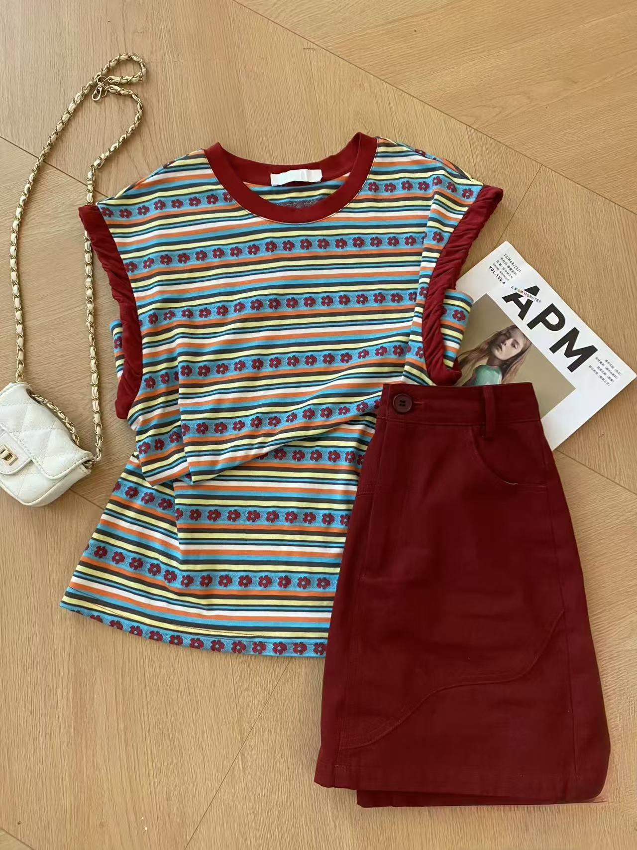 ST214小众印花套装