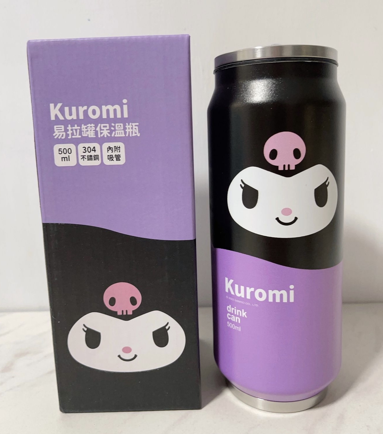 🇹🇼台灣直送🇹🇼Sanrio 易拉罐造型 500ml 保溫保冷瓶