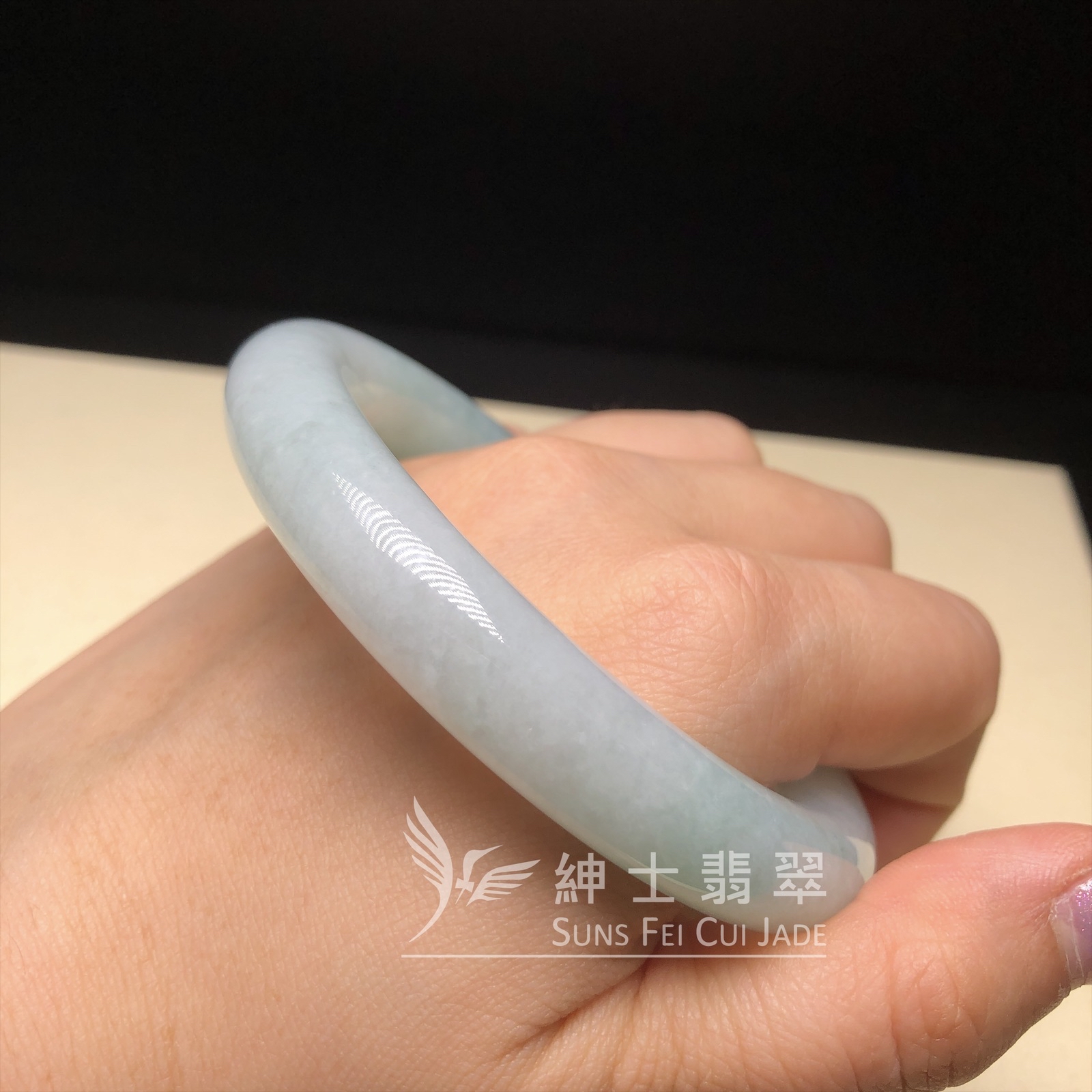 湖水綠圓鐲58.8mm  C06271