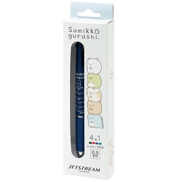 現貨｜San-X 角落生物 Sumikko Gurashi 日本製 uni Jetstream 4&1 多功能 5用筆 0.5mm 4色原子筆 + 0.5mm 鉛芯筆 (PR17403)