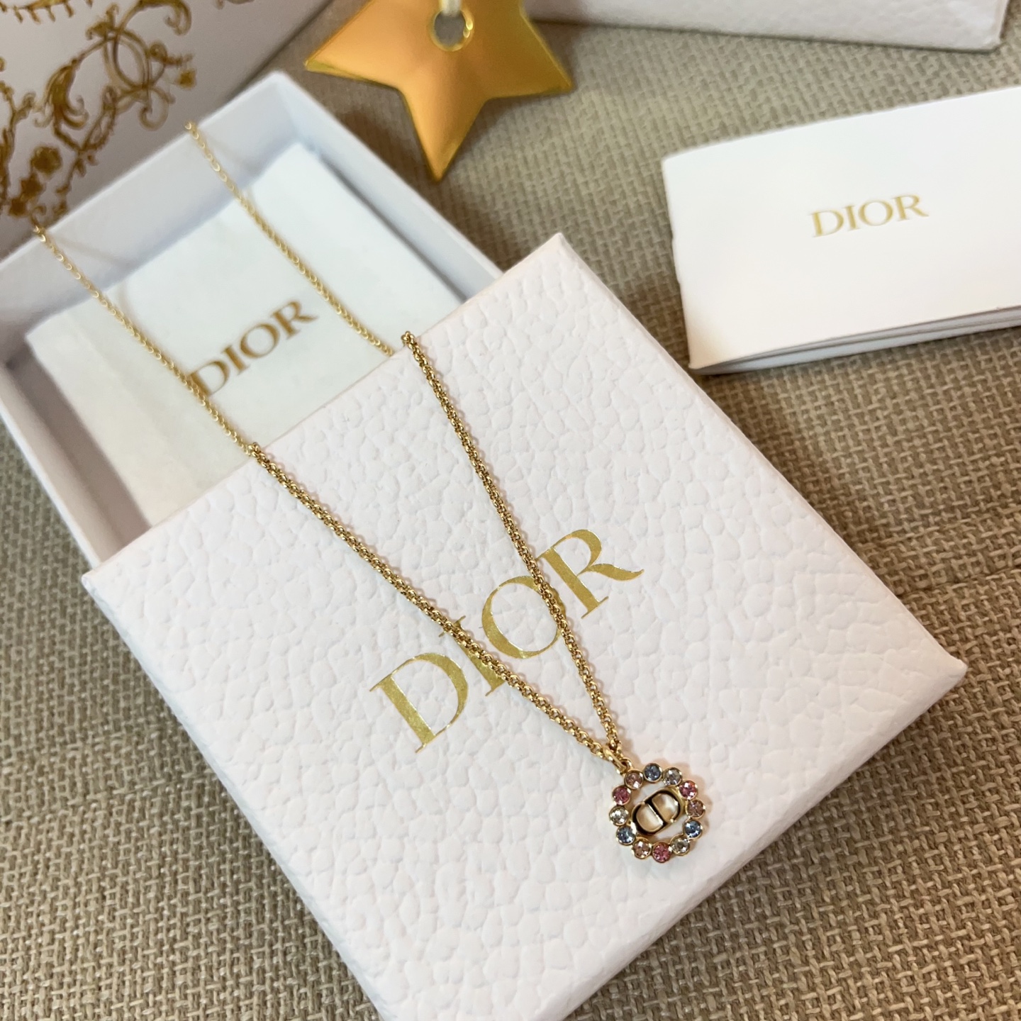 【原單】DIOR Petit CD Circle 手鍊/項鏈 連禮盒