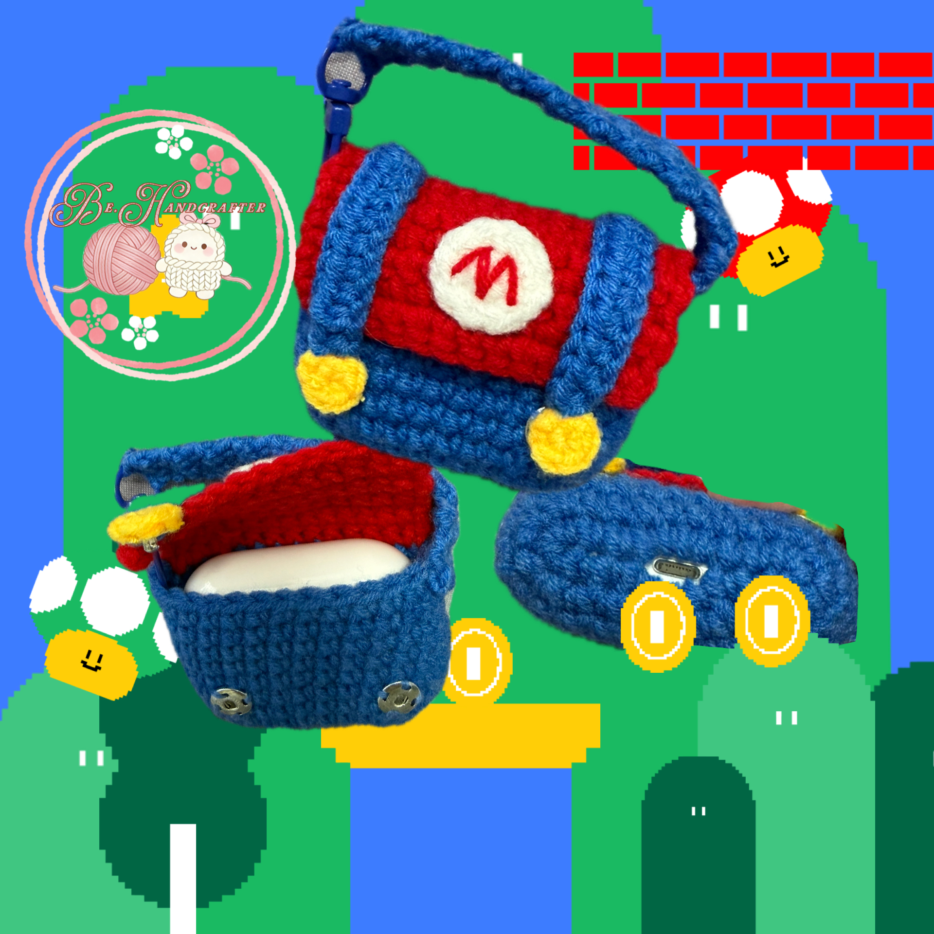 Super Mario AirPods 保護袋