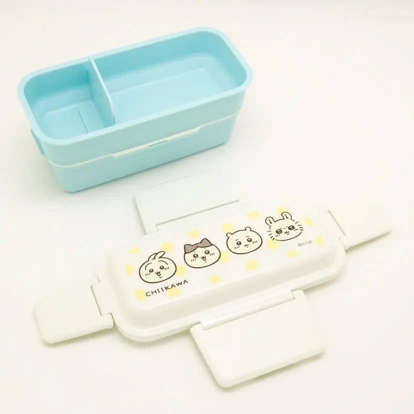 現貨🌸日本直送 | 日本製Chiikawa抗菌雙層午餐盒/微波爐適用便當盒600ML