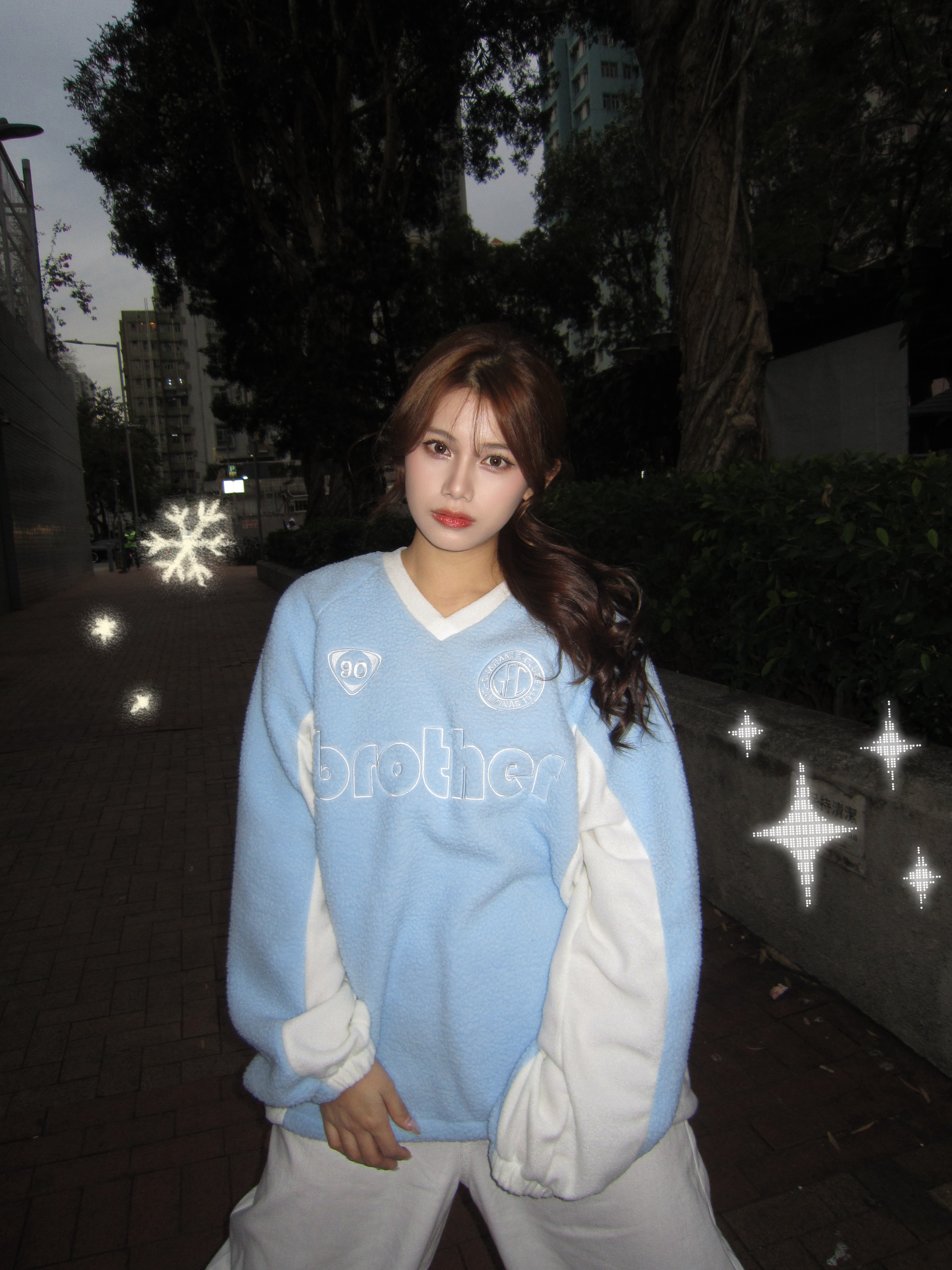 已售罄❌Iu同款 Brother Unisex毛毛Hoodie （七色）