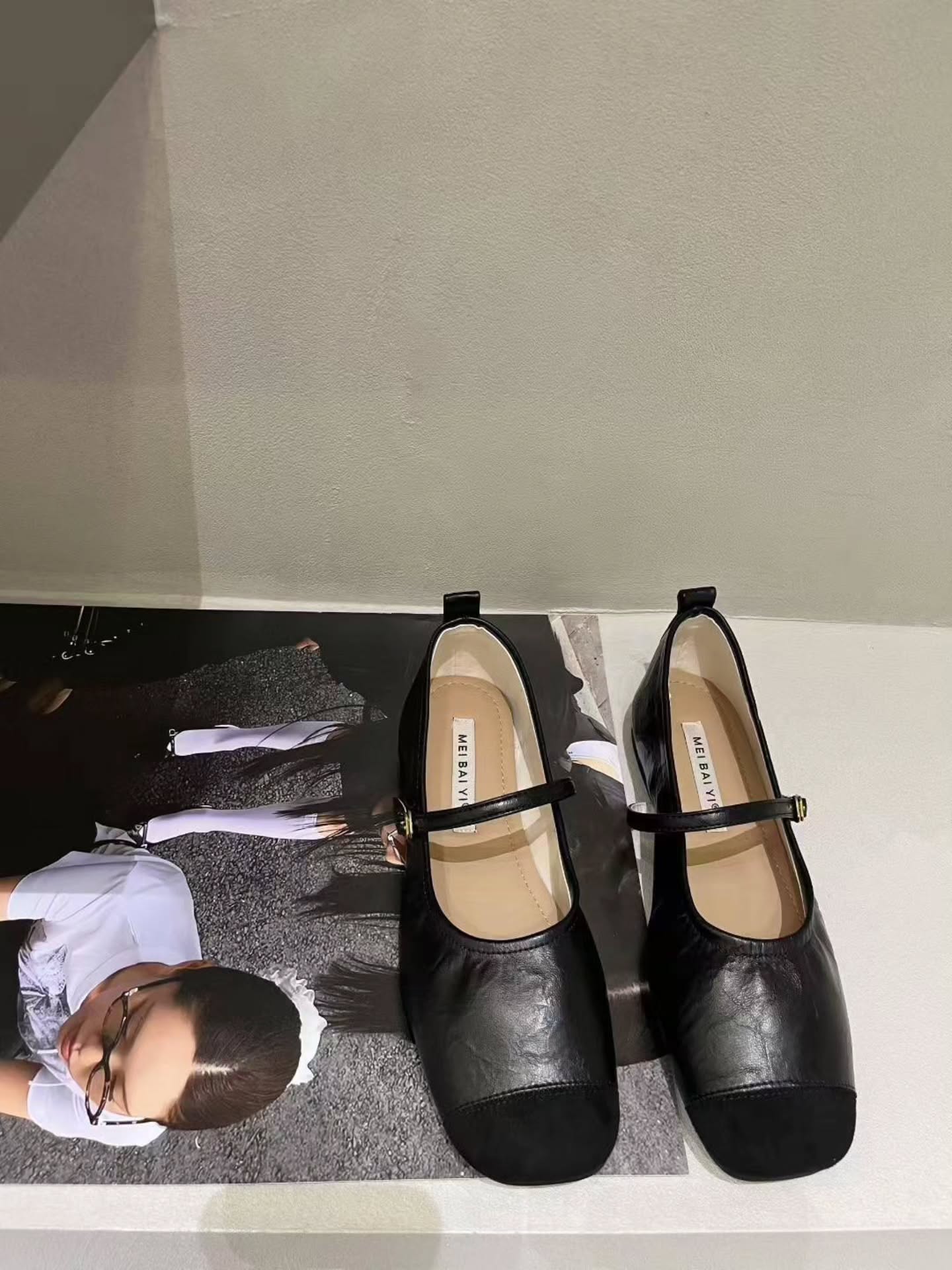 6638-80 复古玛丽珍平底鞋 🇨🇳
