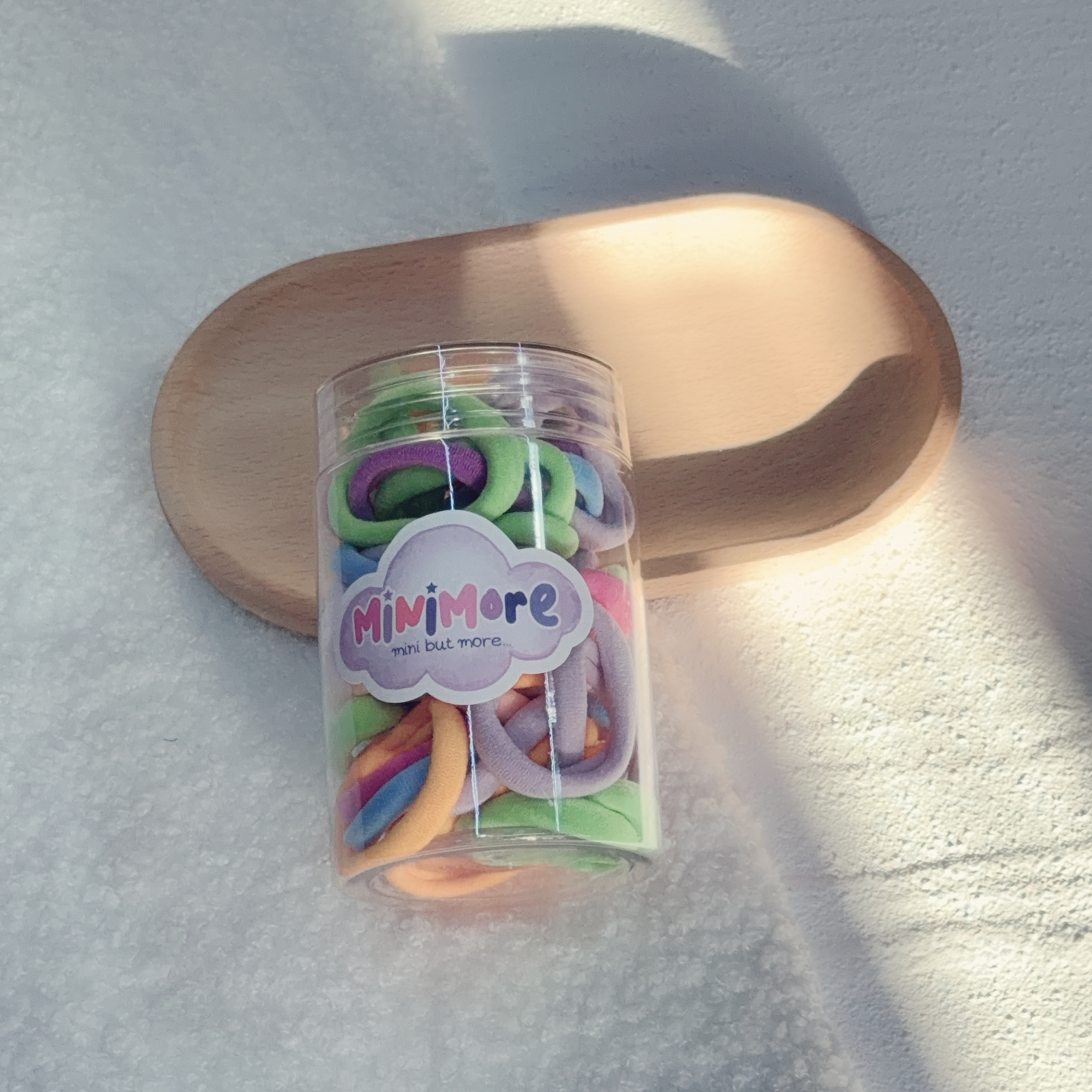 Basic hair tie (colorful) 彩色軟糯髮圈