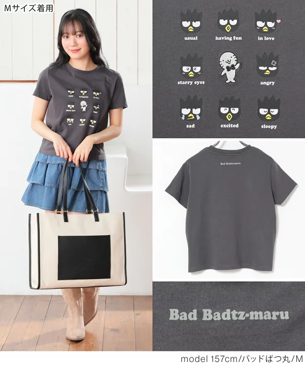 日本預訂📍日本Sanrio得意表情圖案短袖Tee