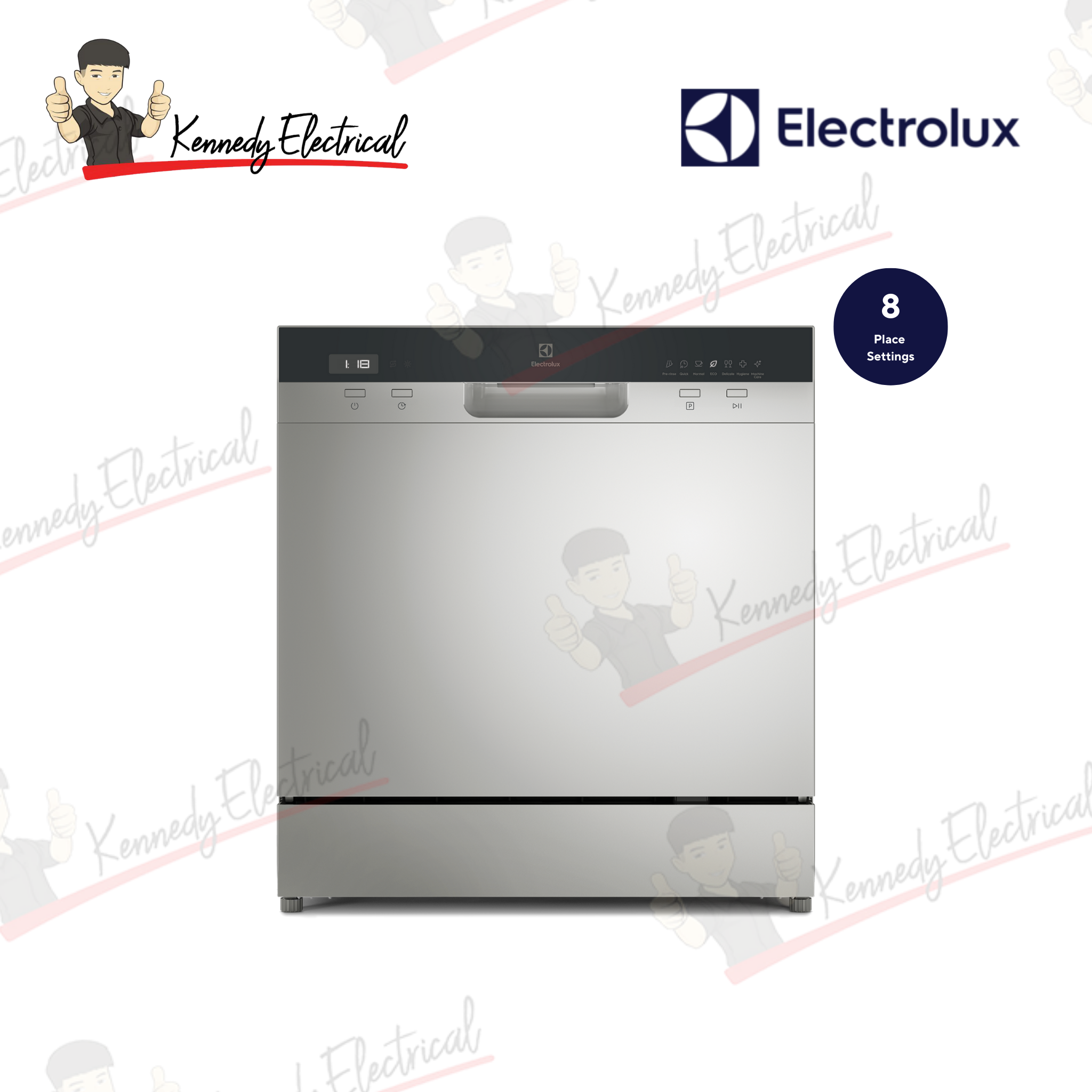 Electrolux UltimateCare 300 Compact Benchtop Dishwasher (EFC3862MS)