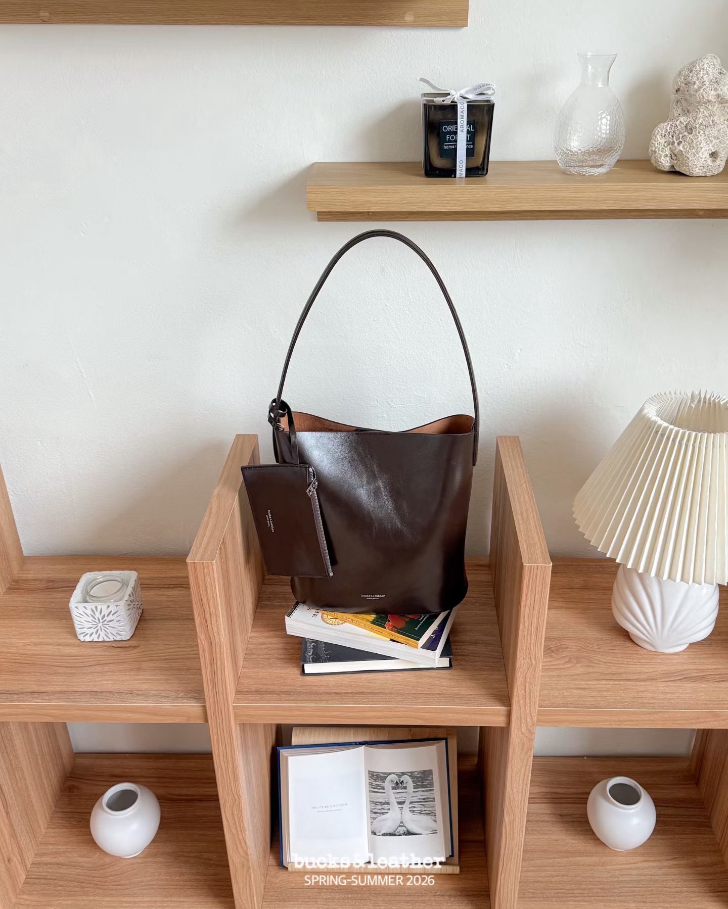 【26SS】 預訂_Selling Bag with pouch By Bucks & leather