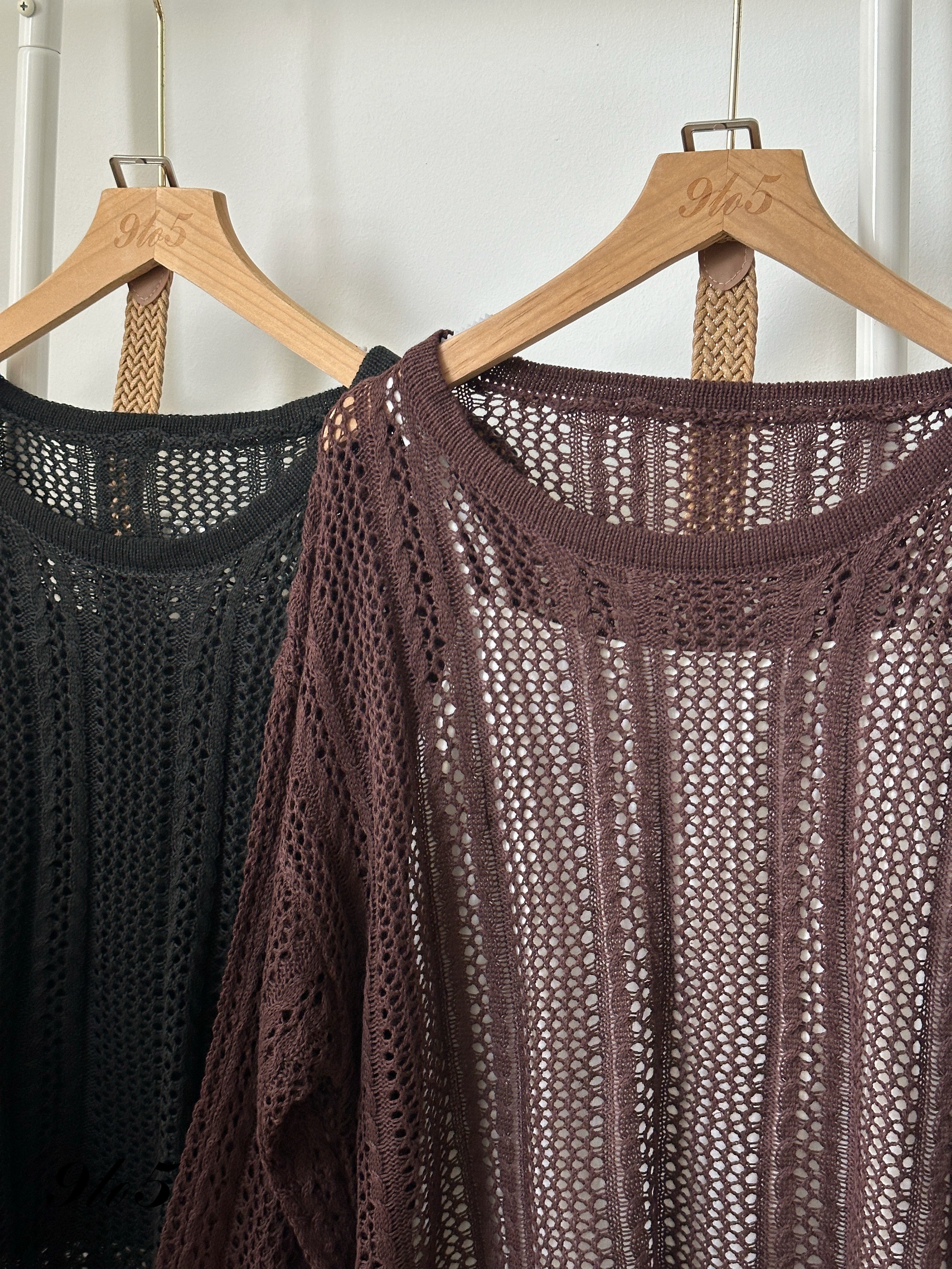 T4124 Open-Knit Top - 3 Colors 