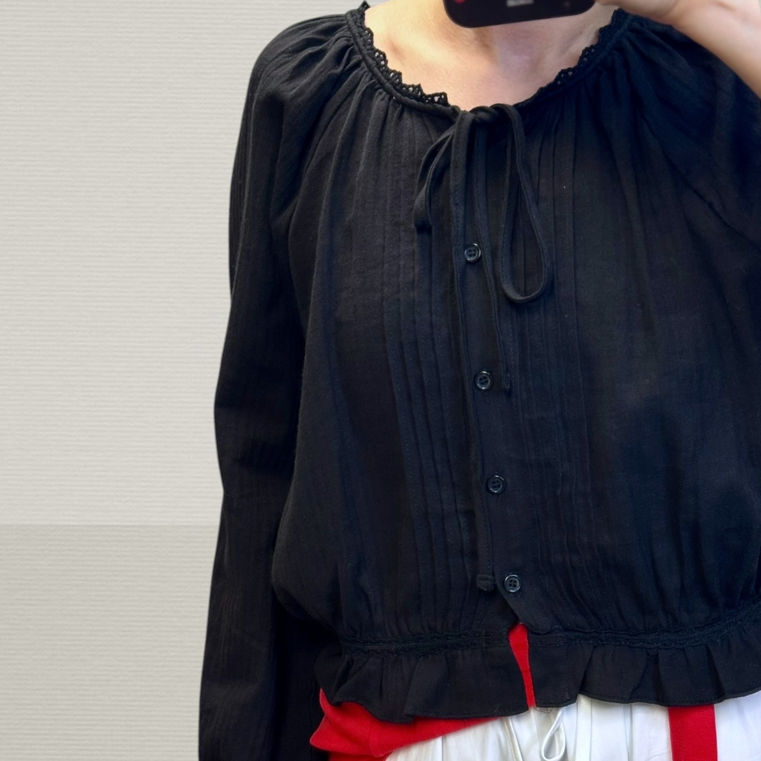 221195 暗紋waffle腳top