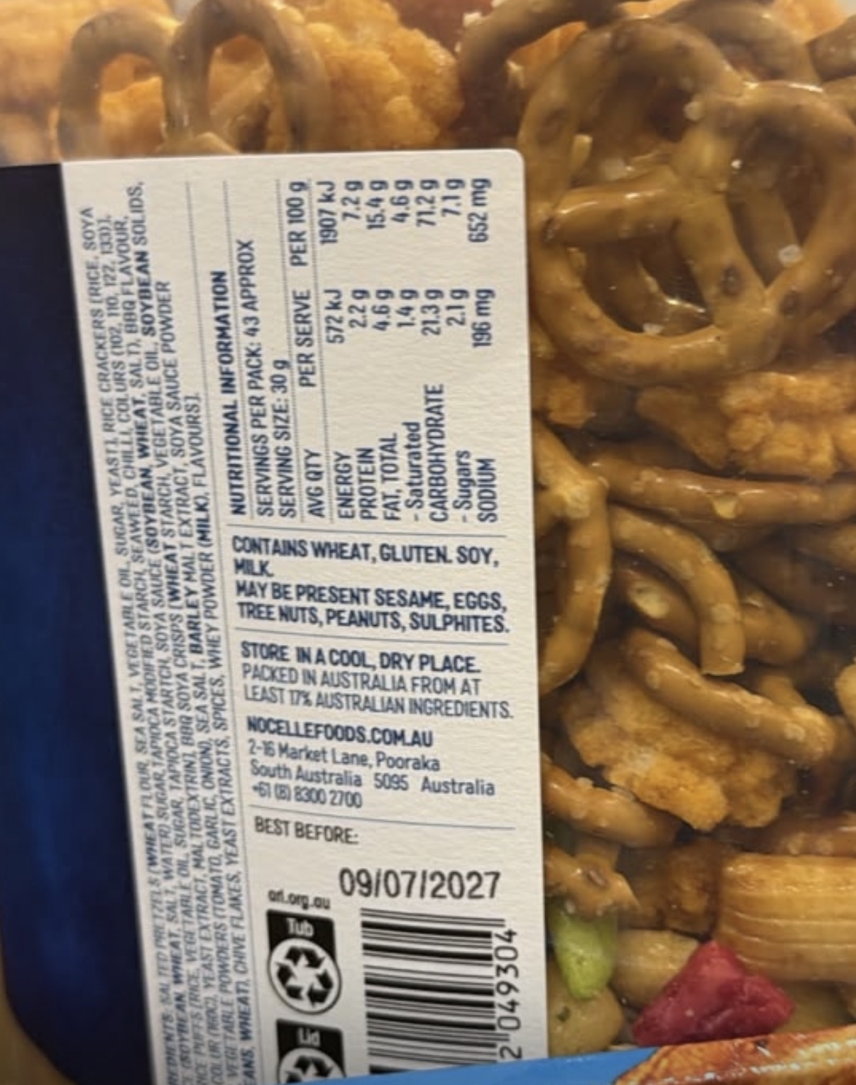 澳洲Costco Nature's Delight Happy Snackers Mix 1.3KG