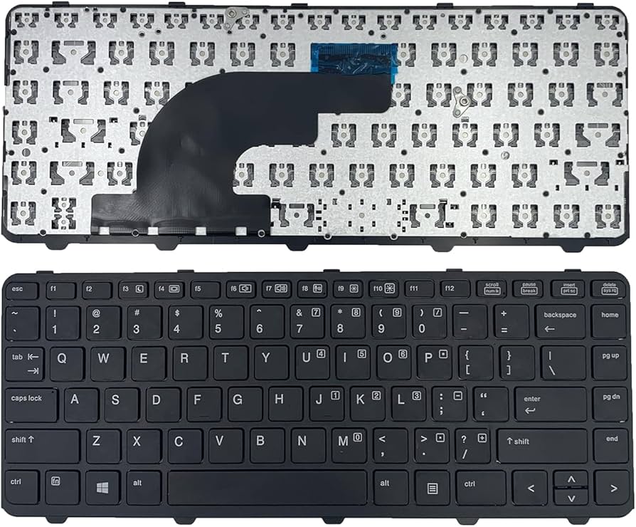 DSLA REPLACEMENT LAPTOP KEYBOARD HP ProBook 640 G1 645 G1 black US layout 738688-001 736653-001 V139426BS1