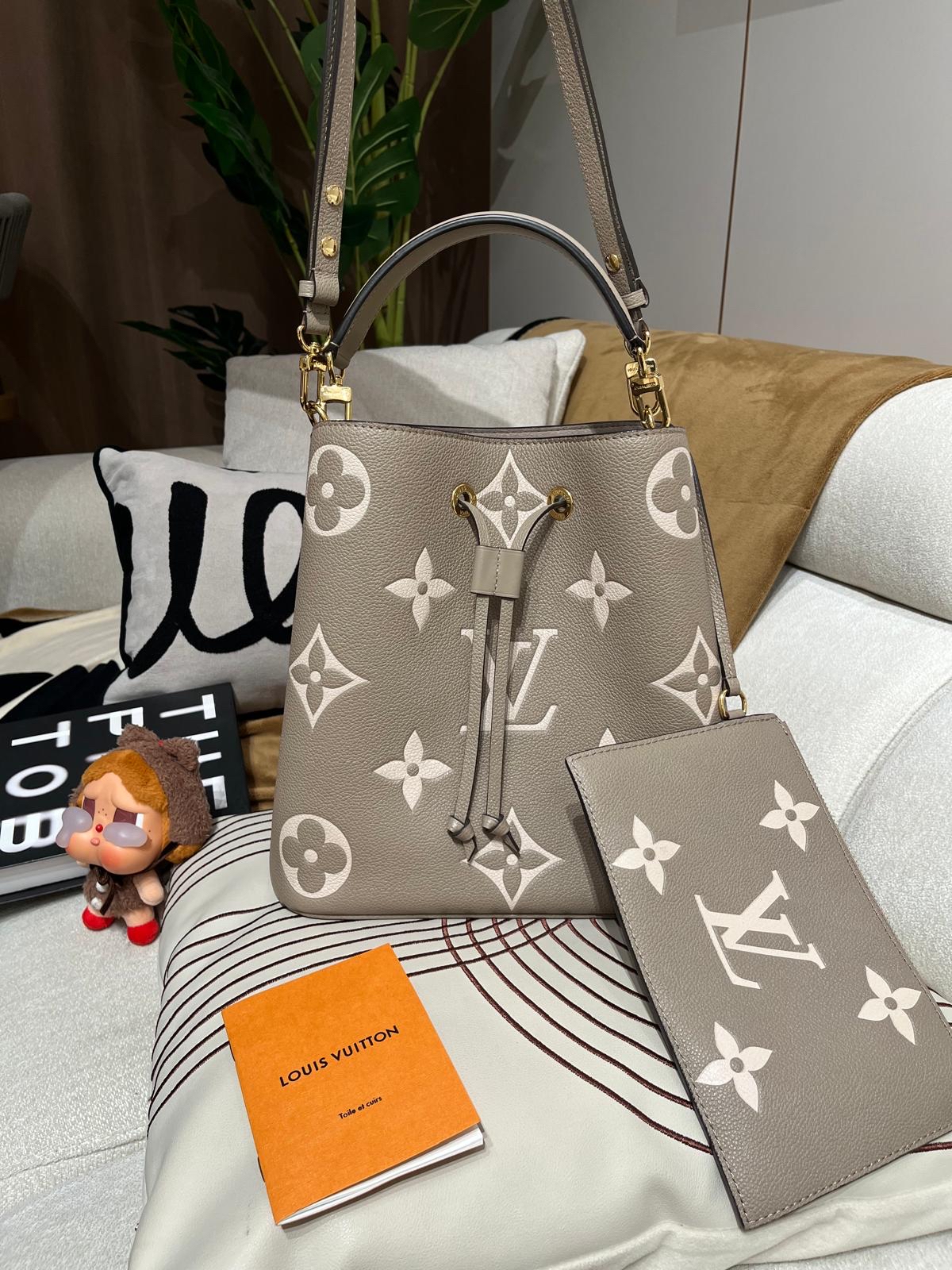 Lv neonoe mm M45555 Monogram Empreinte 牛皮 100%Authentic,98%new ✅專店收據✅NFC✅pouch✅防塵袋