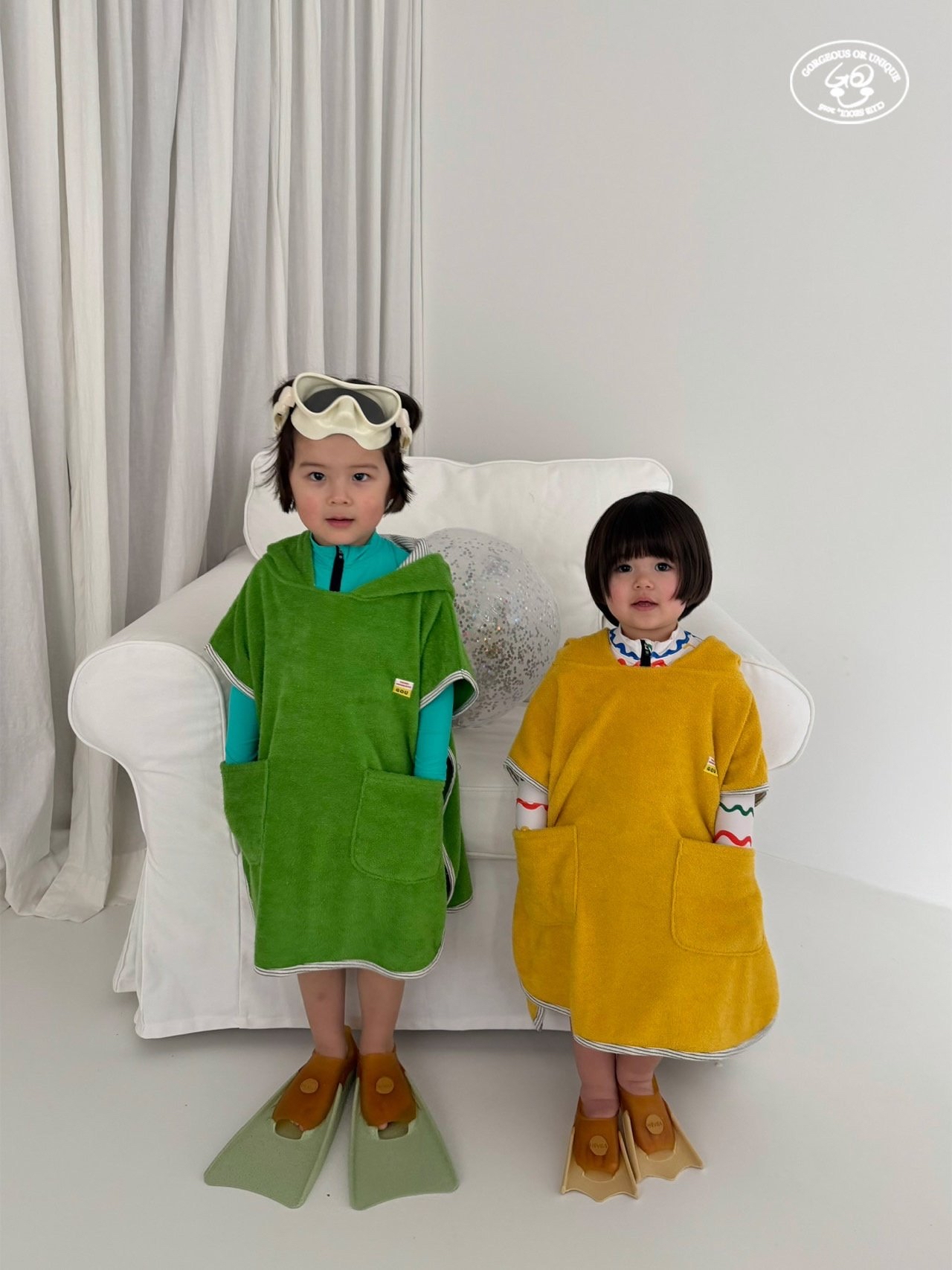 Gou | Hoodie Towel (Green L120-140)