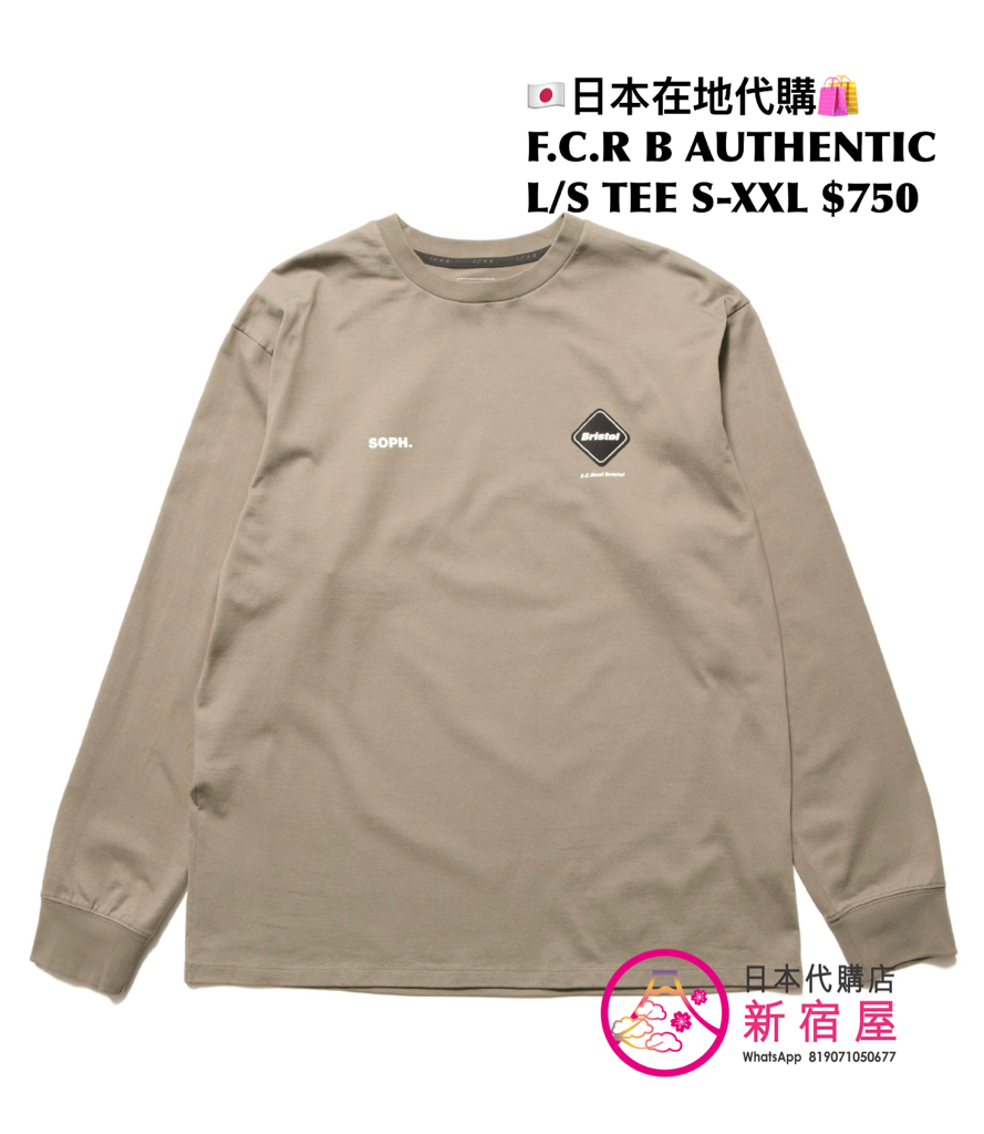 F.C. REAL BRISTOL AUTHENTIC L/S TEE