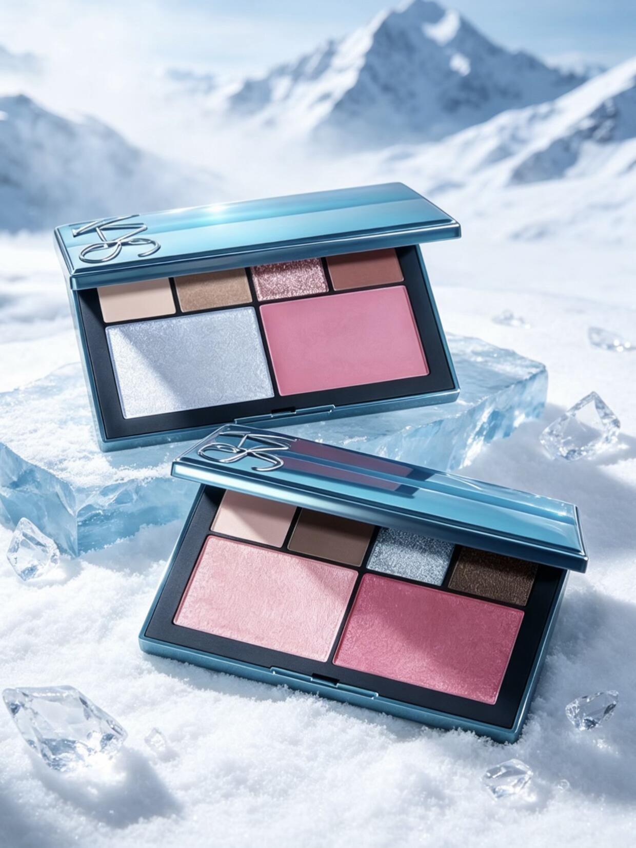 2026 聖誕限定！ Nars 六色面部眼頰腮紅 胭脂盤 光透晶彩蜜粉餅