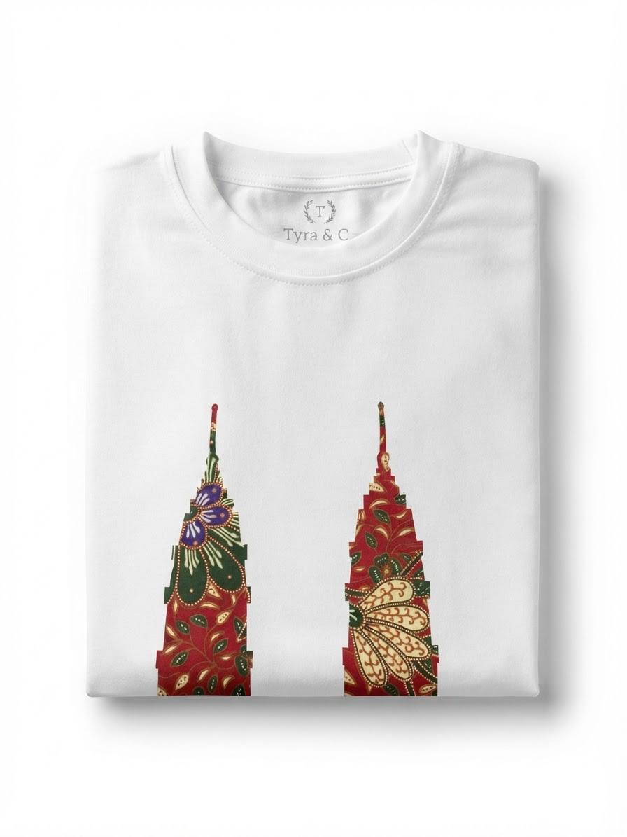 TS5330 - KLCC Twin Towers Batik T-Shirt 