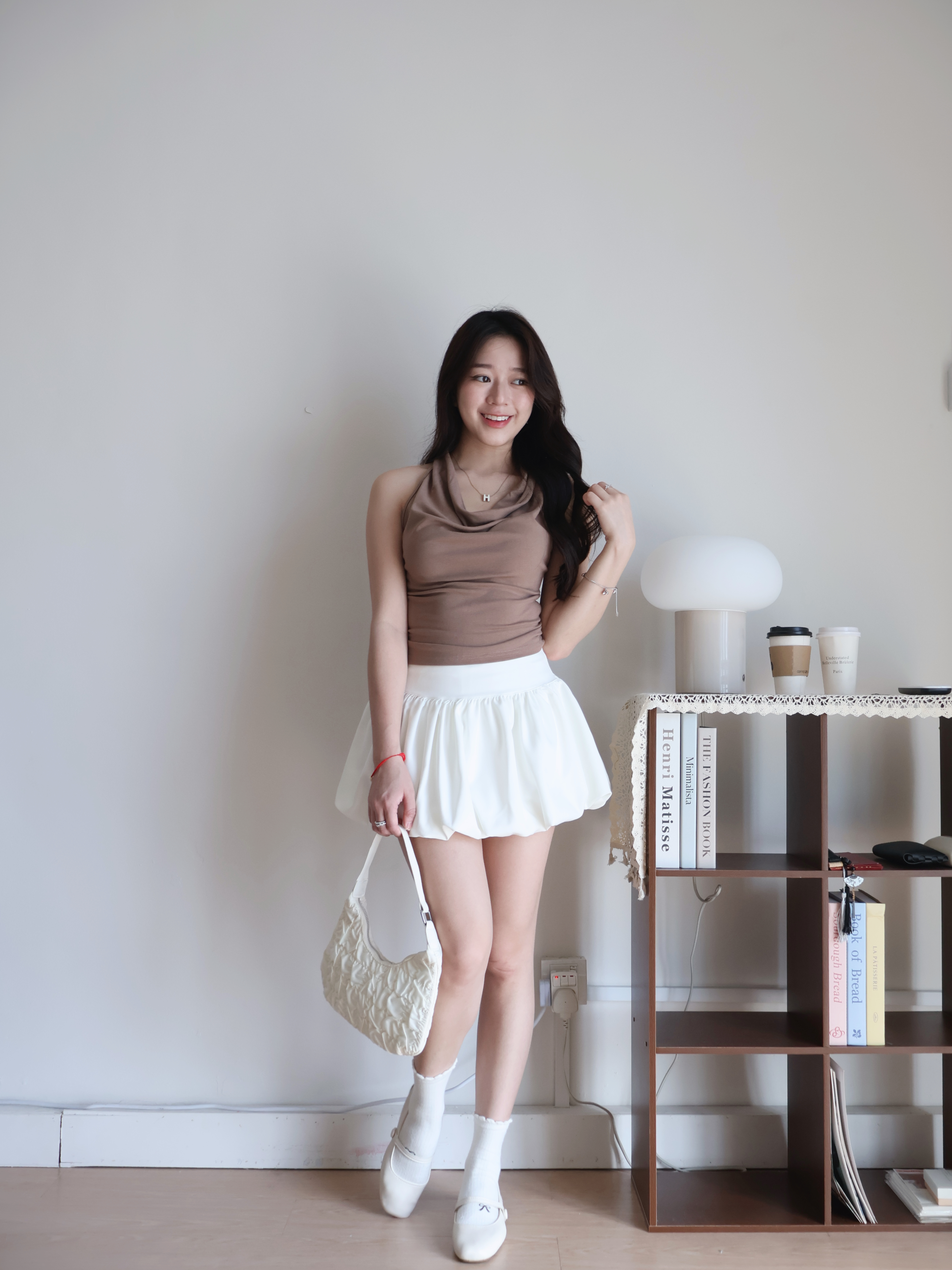 Millie Halter Top | Khaki