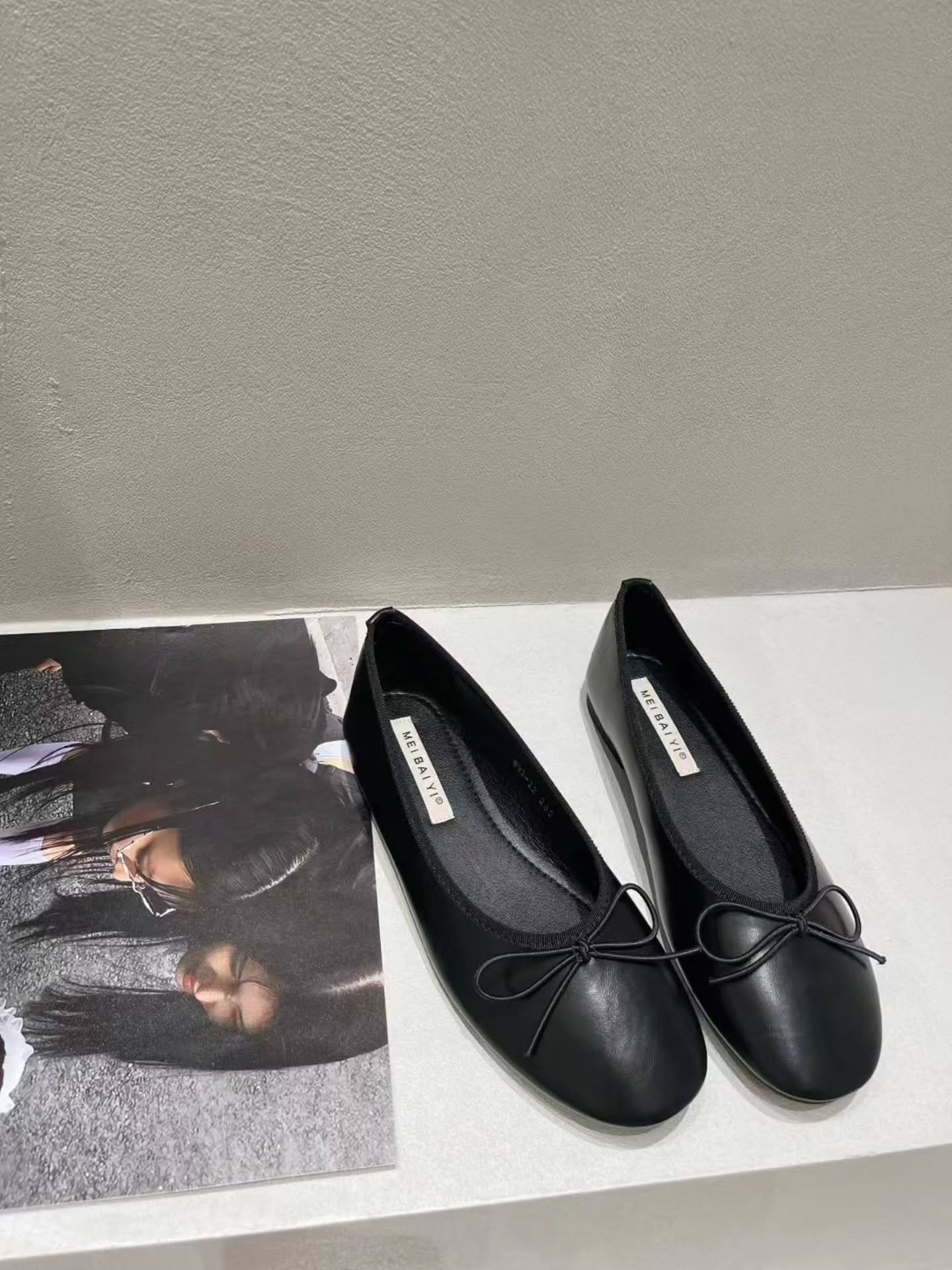 693-22 法式蝴蝶结平底鞋 🇨🇳