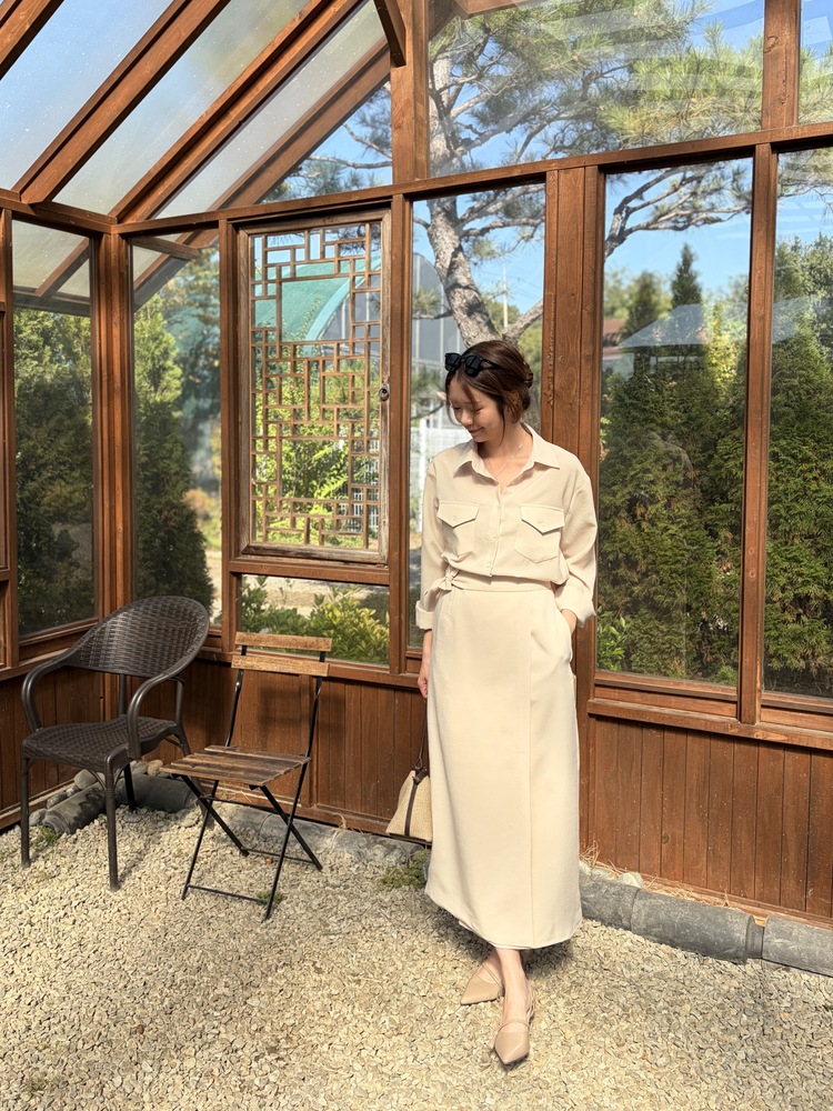 The Colette Wrap Set (Light Beige)