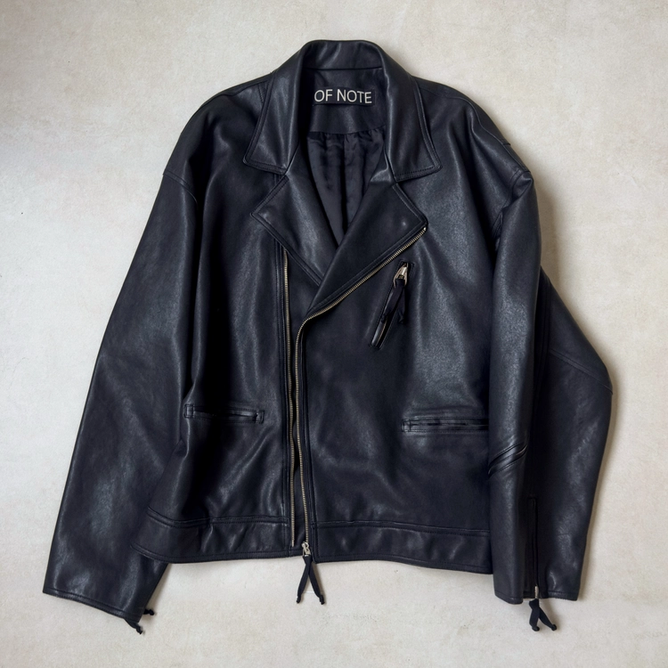 【26FW 】預訂_真皮Washing Combi Leather Jacket By Bucks & leather