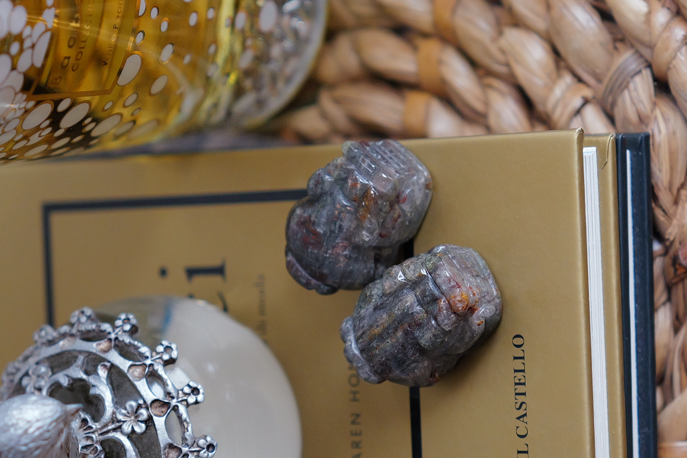 ༒3.5cm+紅綠幽靈金錢貔貅擺件一對༒ PU.1235CJ2G6M-RA18*A26