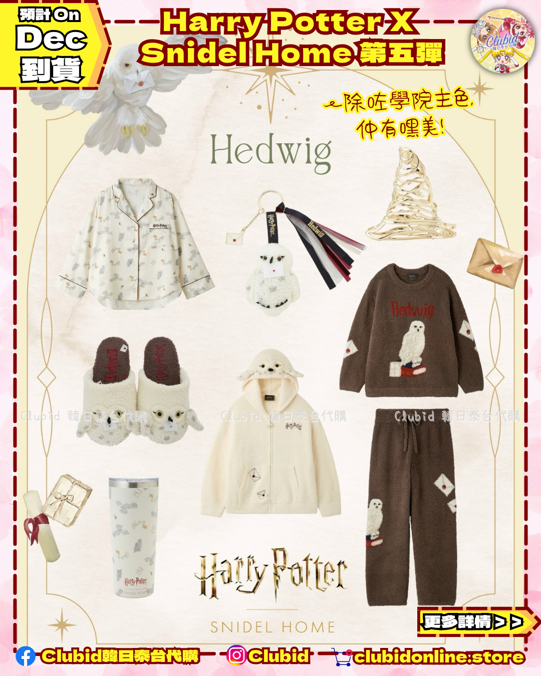 中襪 Socks｜SNIDEL HOME X 哈利波特 聯名 第5彈 (Harry Potter)【預購】 (26191H-P）