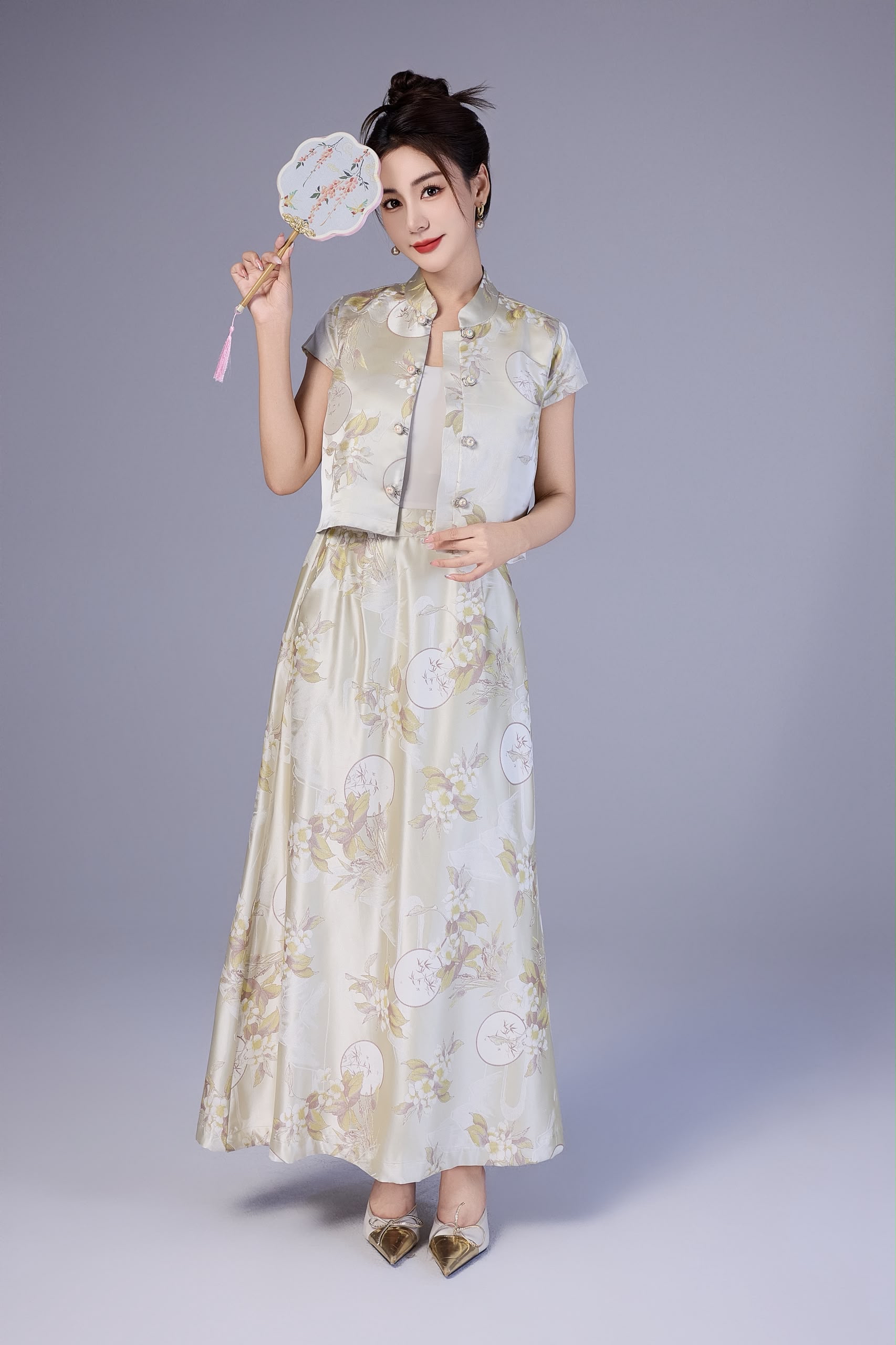 10141119 + 12241120 Serene Blossom Two-Piece Set