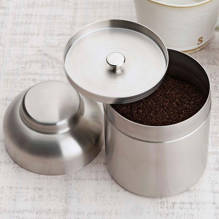 🔥🔥【日本製《KOGU》不鏽鋼咖啡豆密封罐】400ml